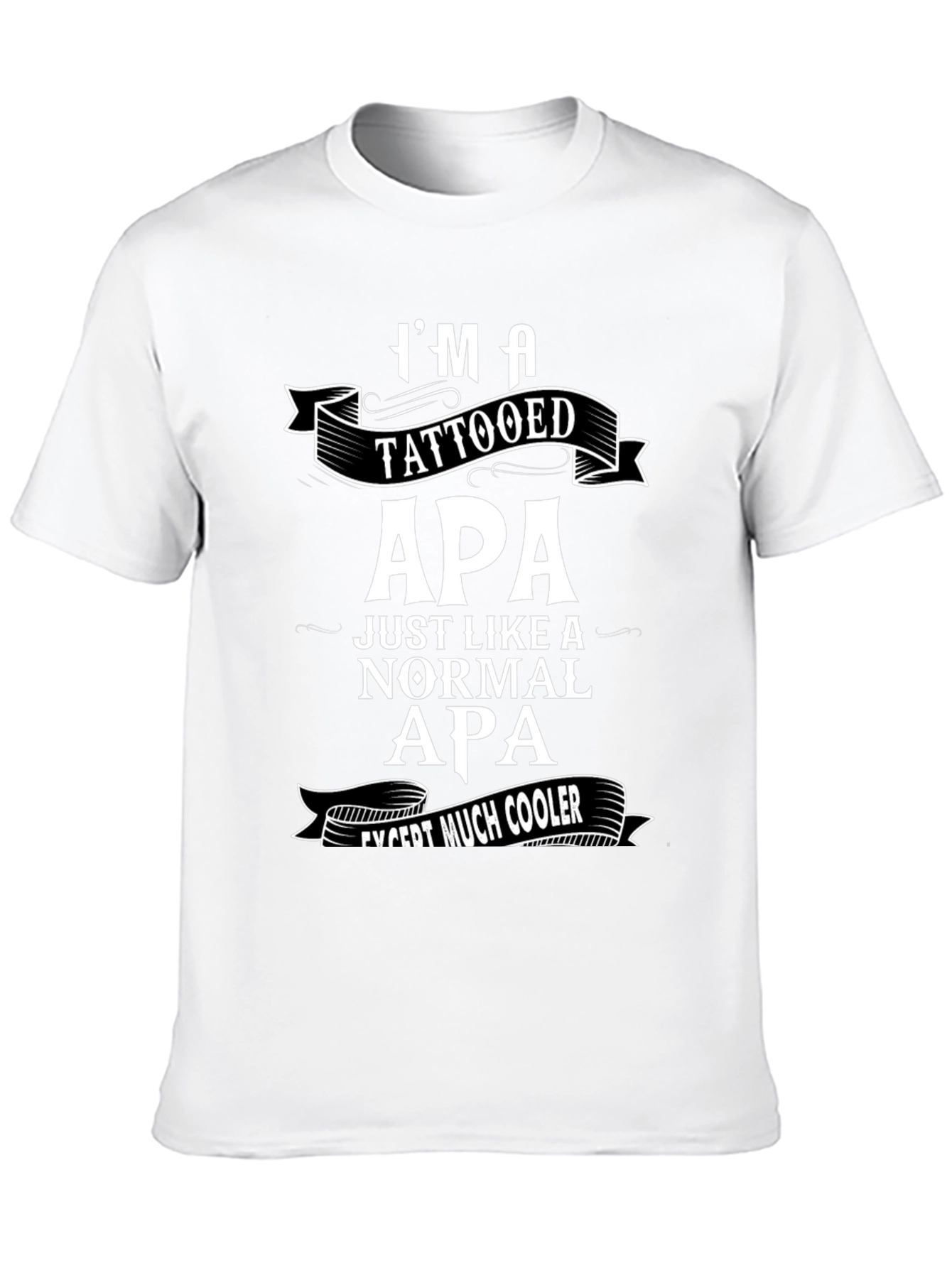 Tattooed Apa T-Shirt - Cool Grandpa Gift!