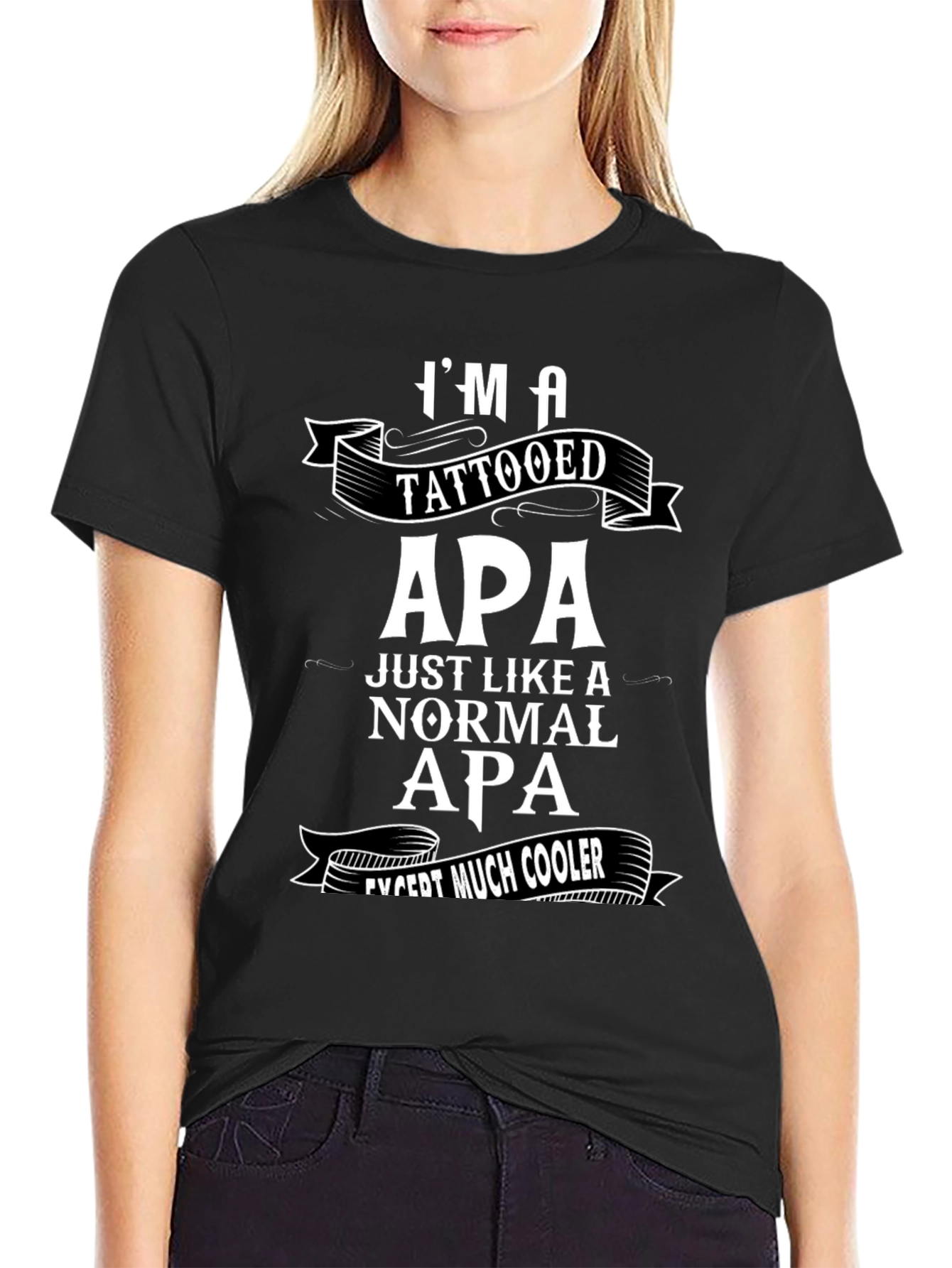 Tattooed Apa T-Shirt - Cool Grandpa Gift!