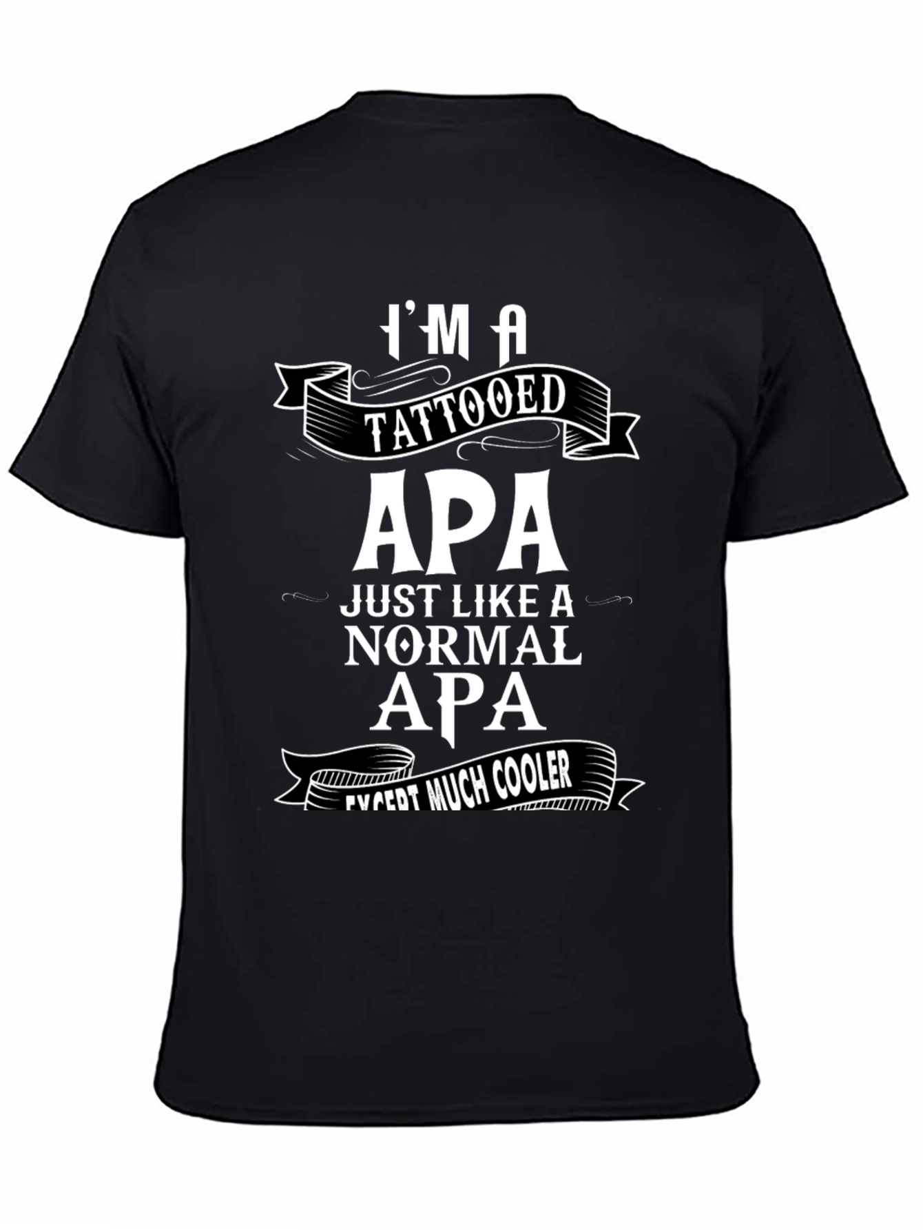 Tattooed Apa T-Shirt - Cool Grandpa Gift!