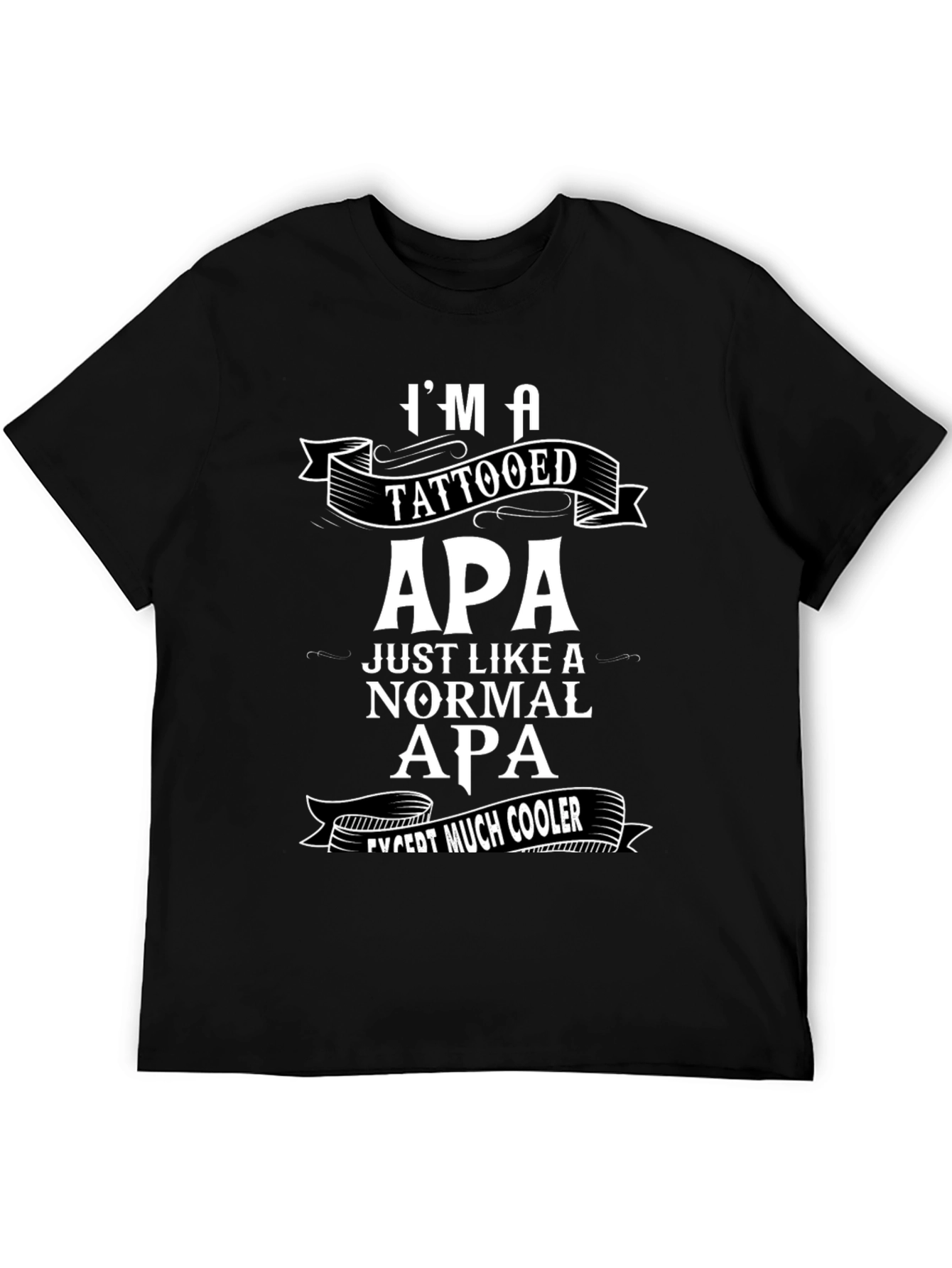 Tattooed Apa T-Shirt - Cool Grandpa Gift!