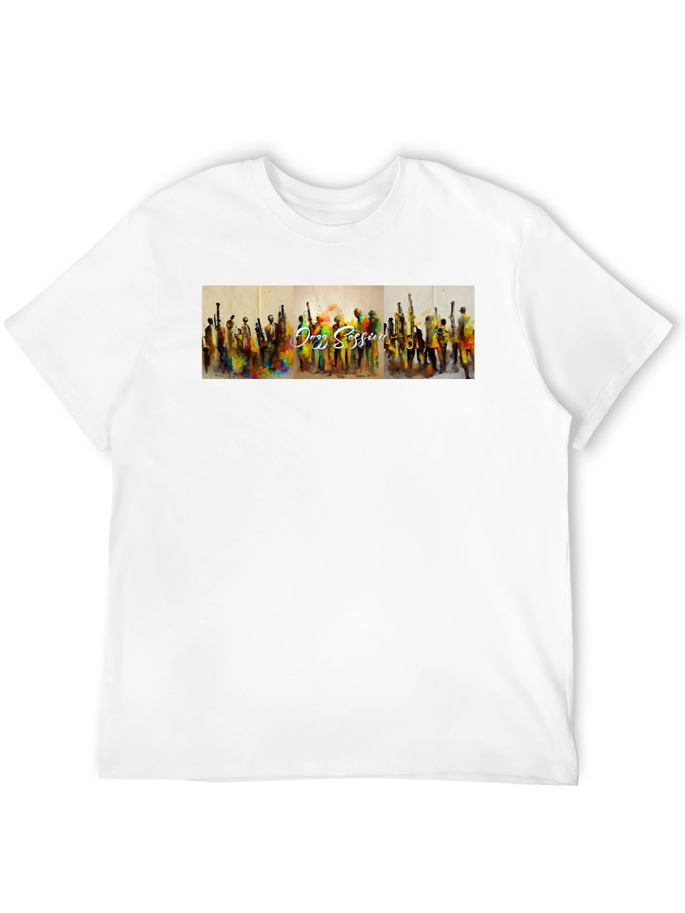 Jazz Session Black T-Shirt - Music Lovers