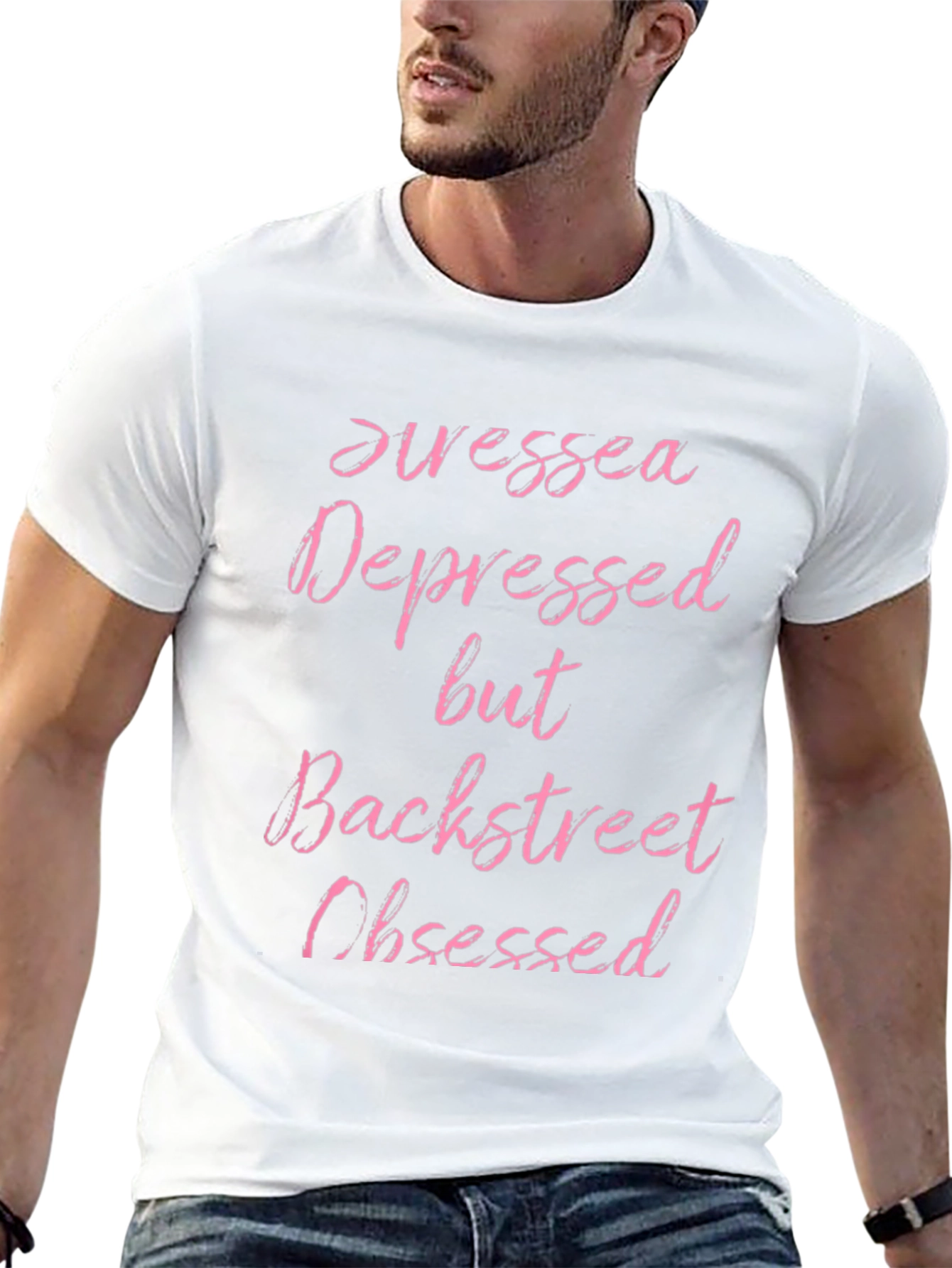 Awesomely Depressed Backstreet Obsessed T-Shirt