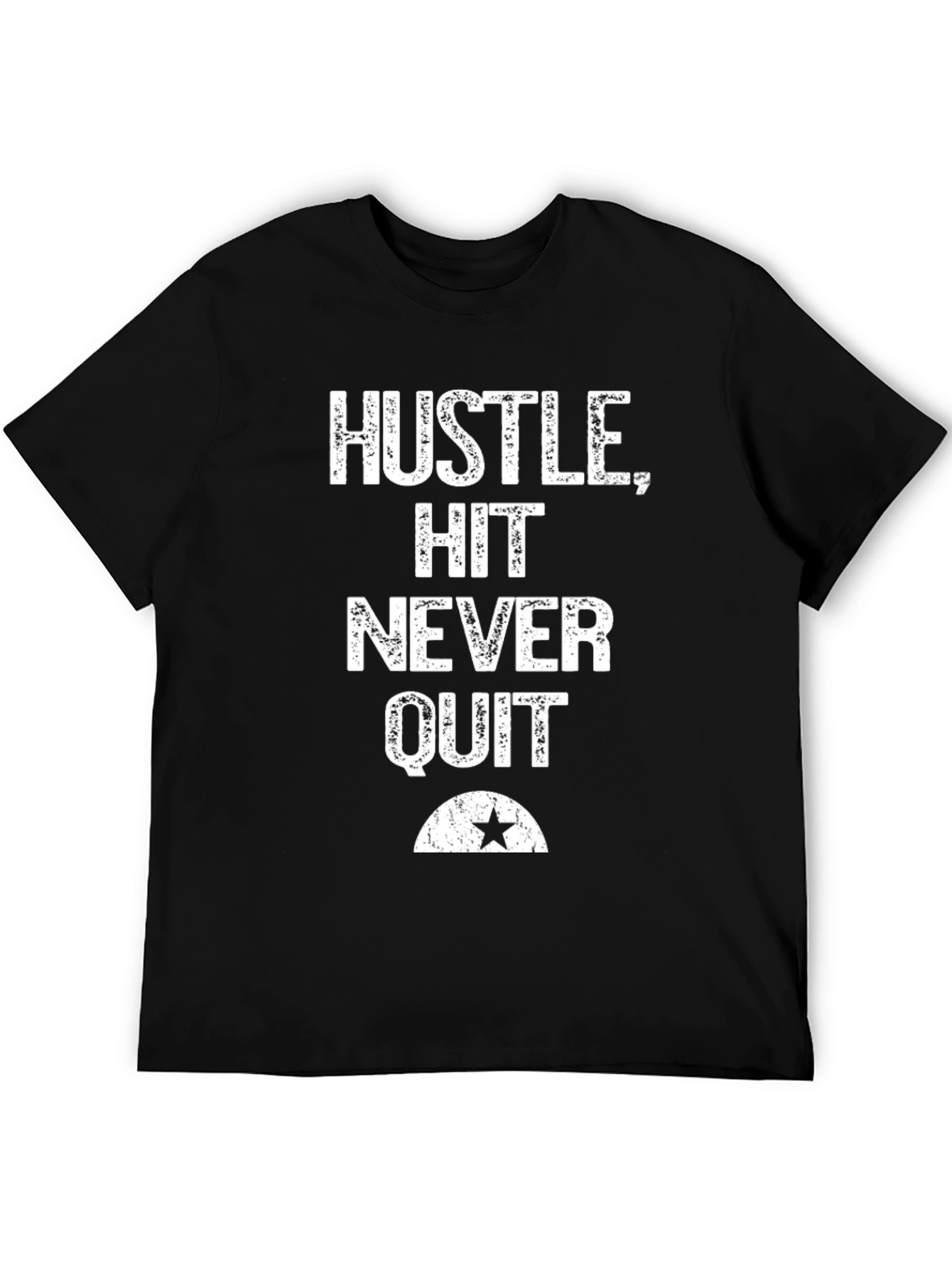 Hustle Hit Never Quit Graphic Tee