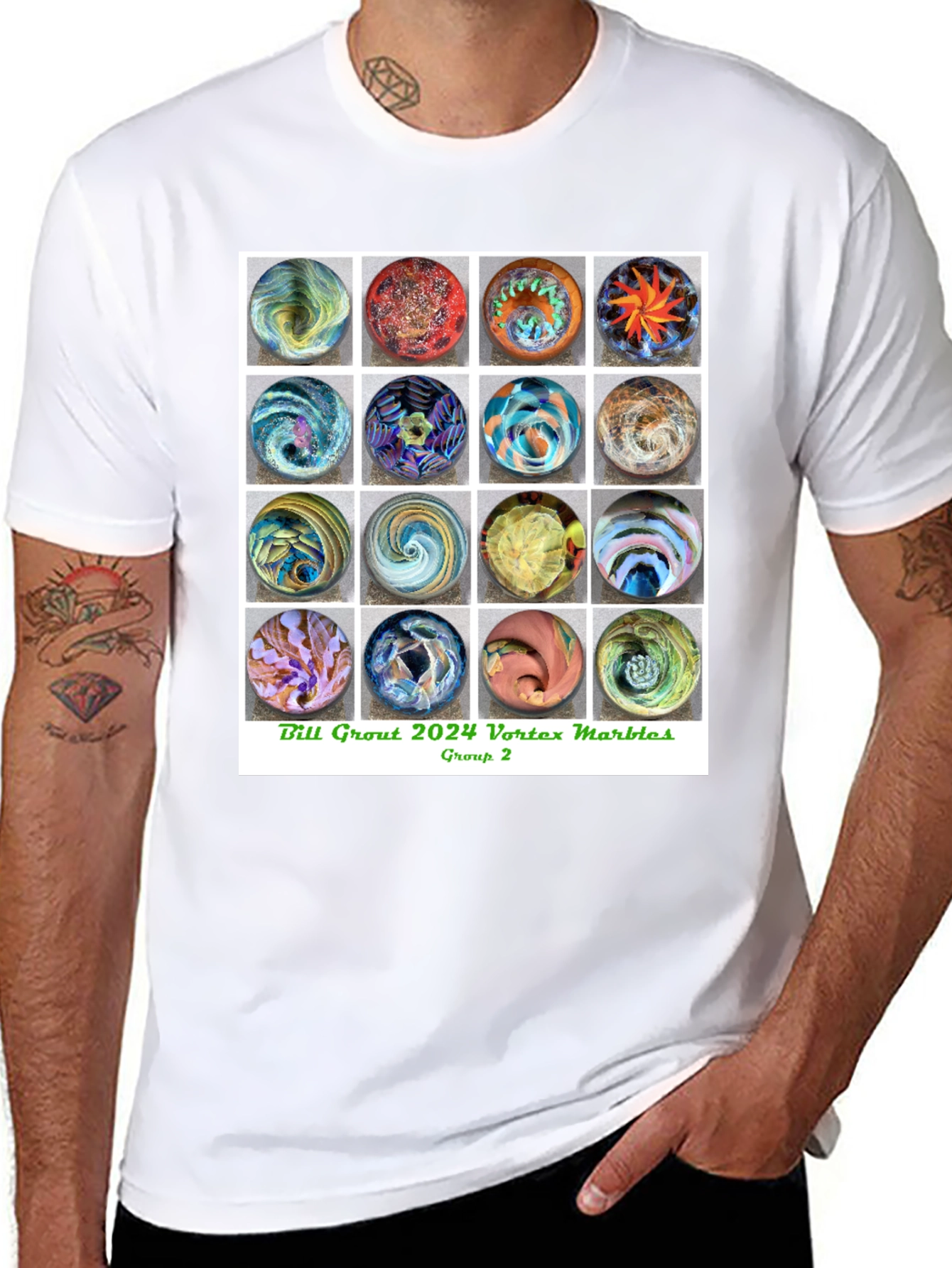 Vortex Marbles Graphic T-Shirt
