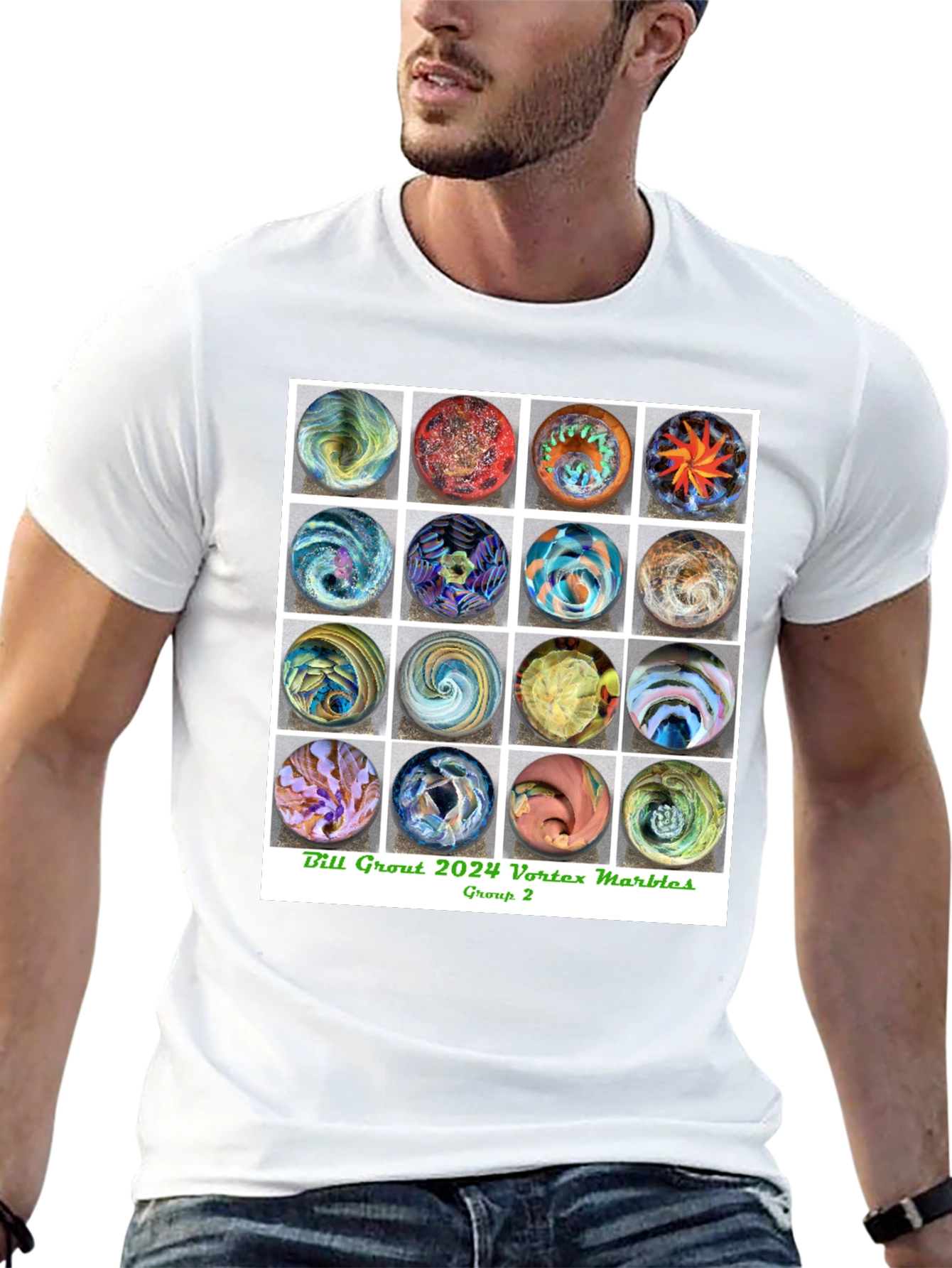 Vortex Marbles Graphic T-Shirt