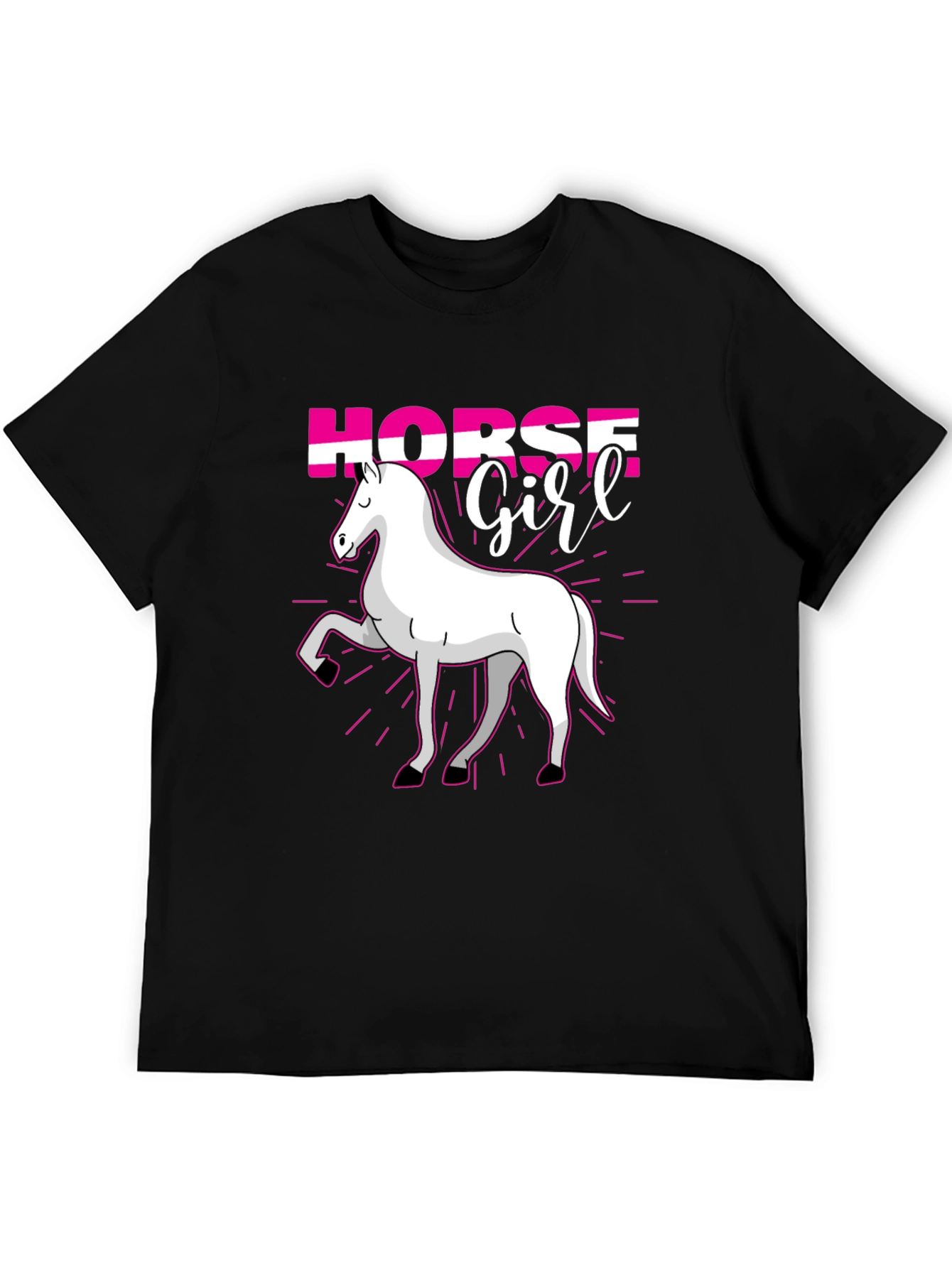 Horse Girl T-Shirt - Cute Equestrian Gift