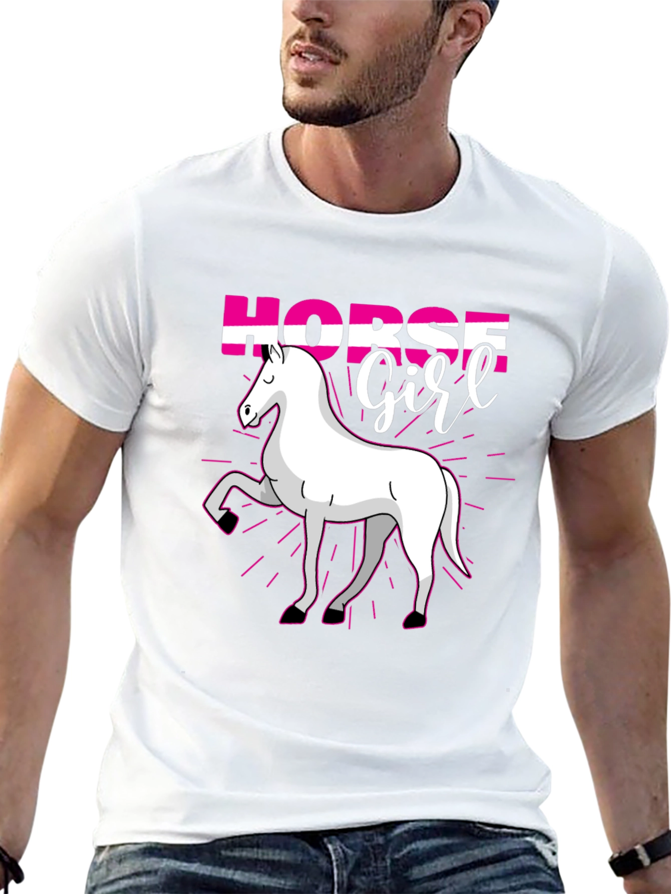 Horse Girl T-Shirt - Cute Equestrian Gift