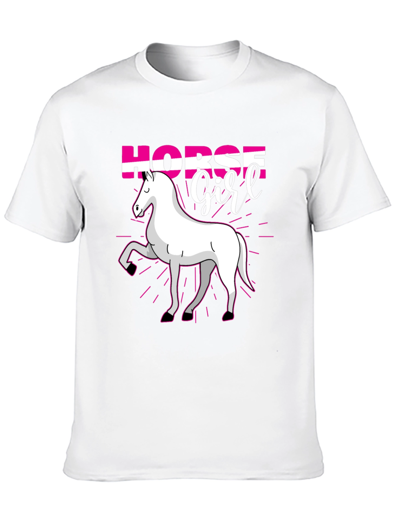 Horse Girl T-Shirt - Cute Equestrian Gift