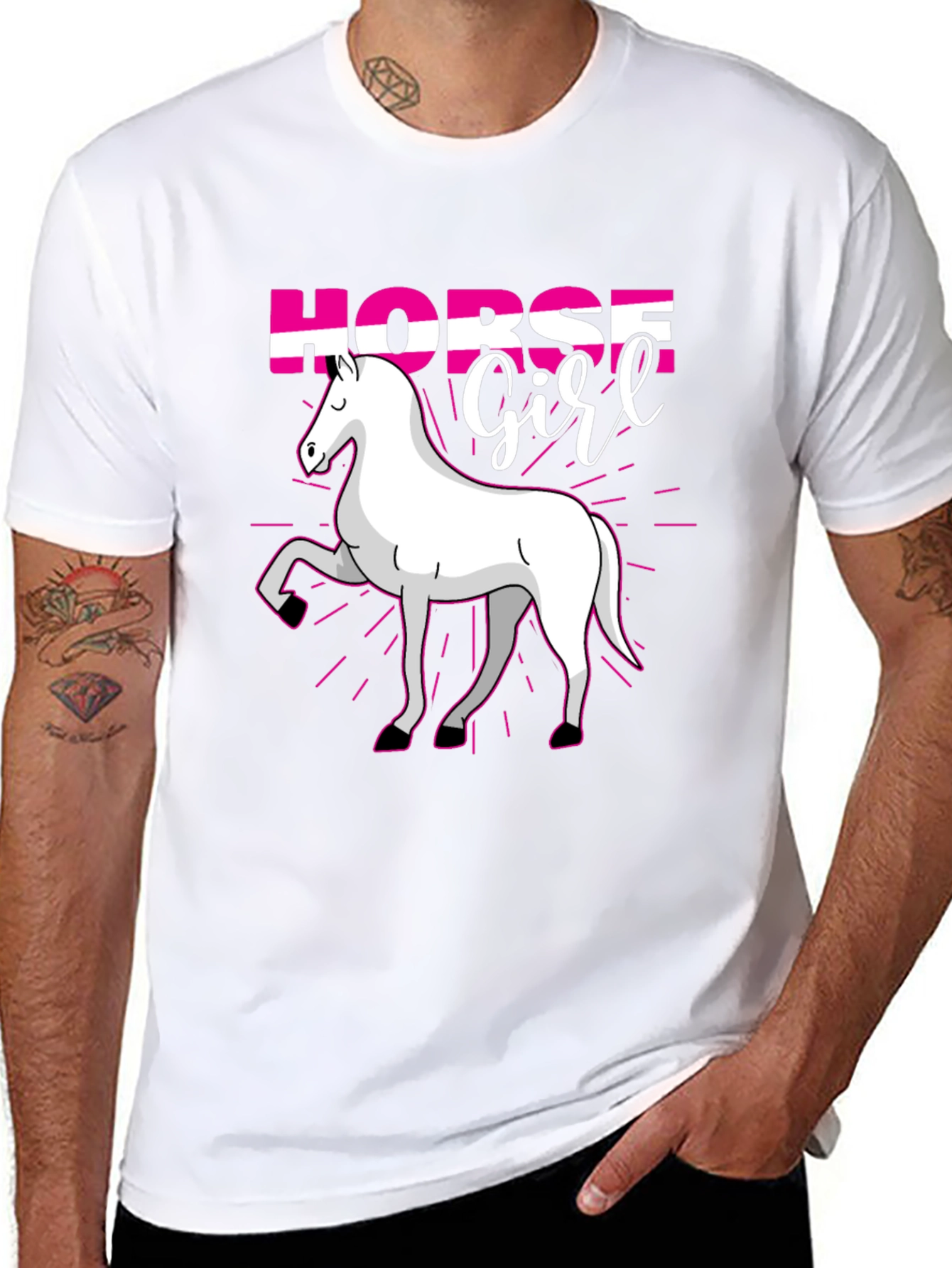 Horse Girl T-Shirt - Cute Equestrian Gift