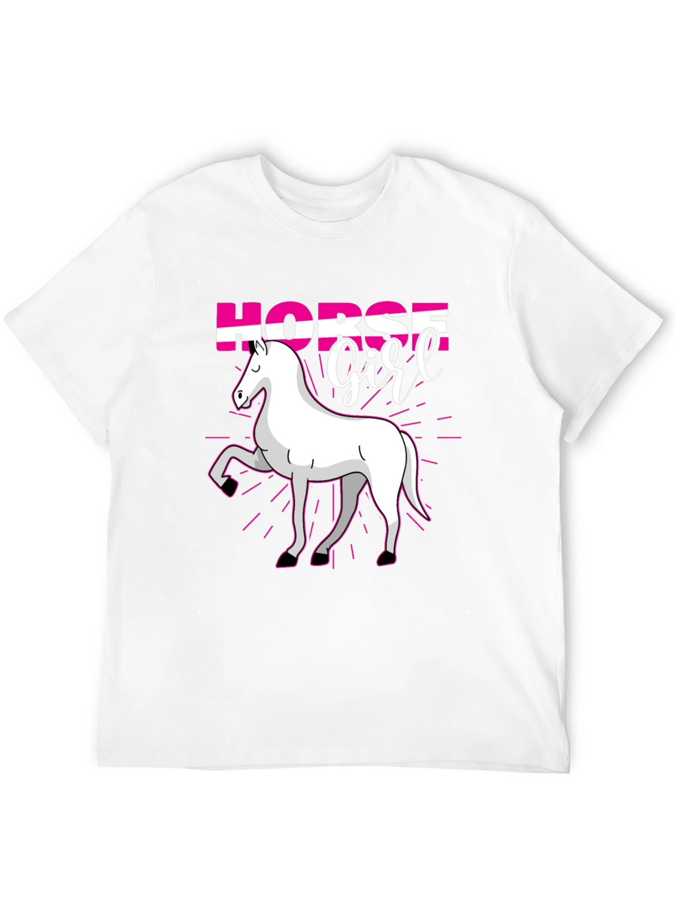 Horse Girl T-Shirt - Cute Equestrian Gift
