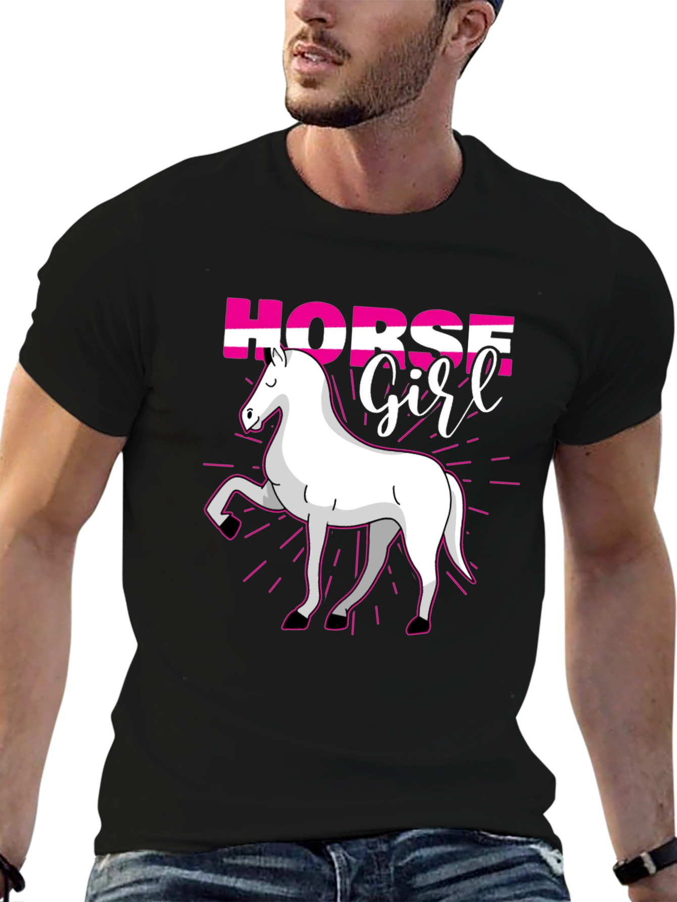 Horse Girl T-Shirt - Cute Equestrian Gift