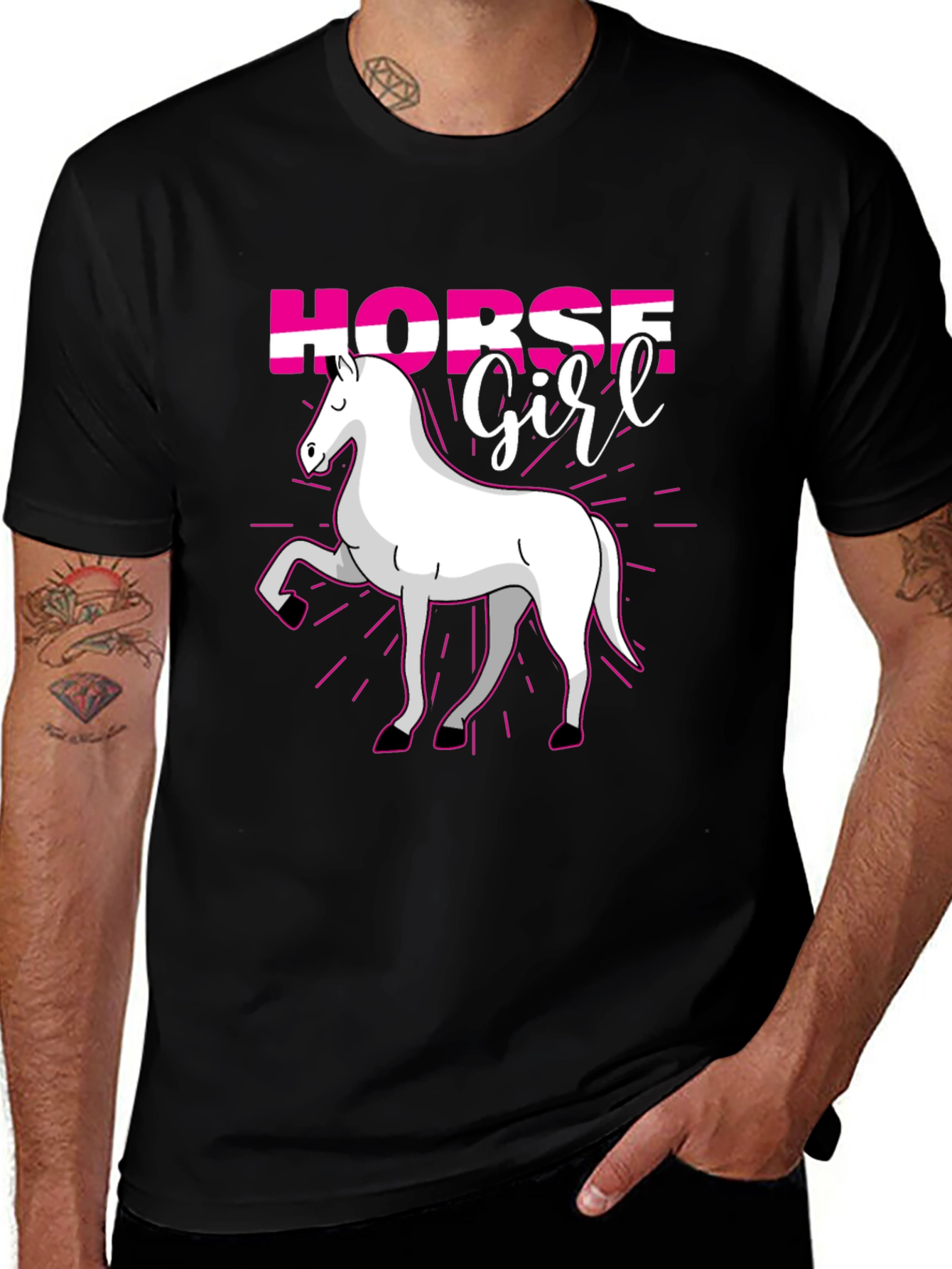 Horse Girl T-Shirt - Cute Equestrian Gift