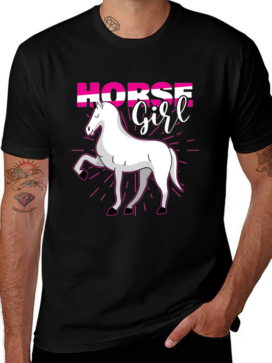 Horse Girl T-Shirt - Cute Equestrian Gift