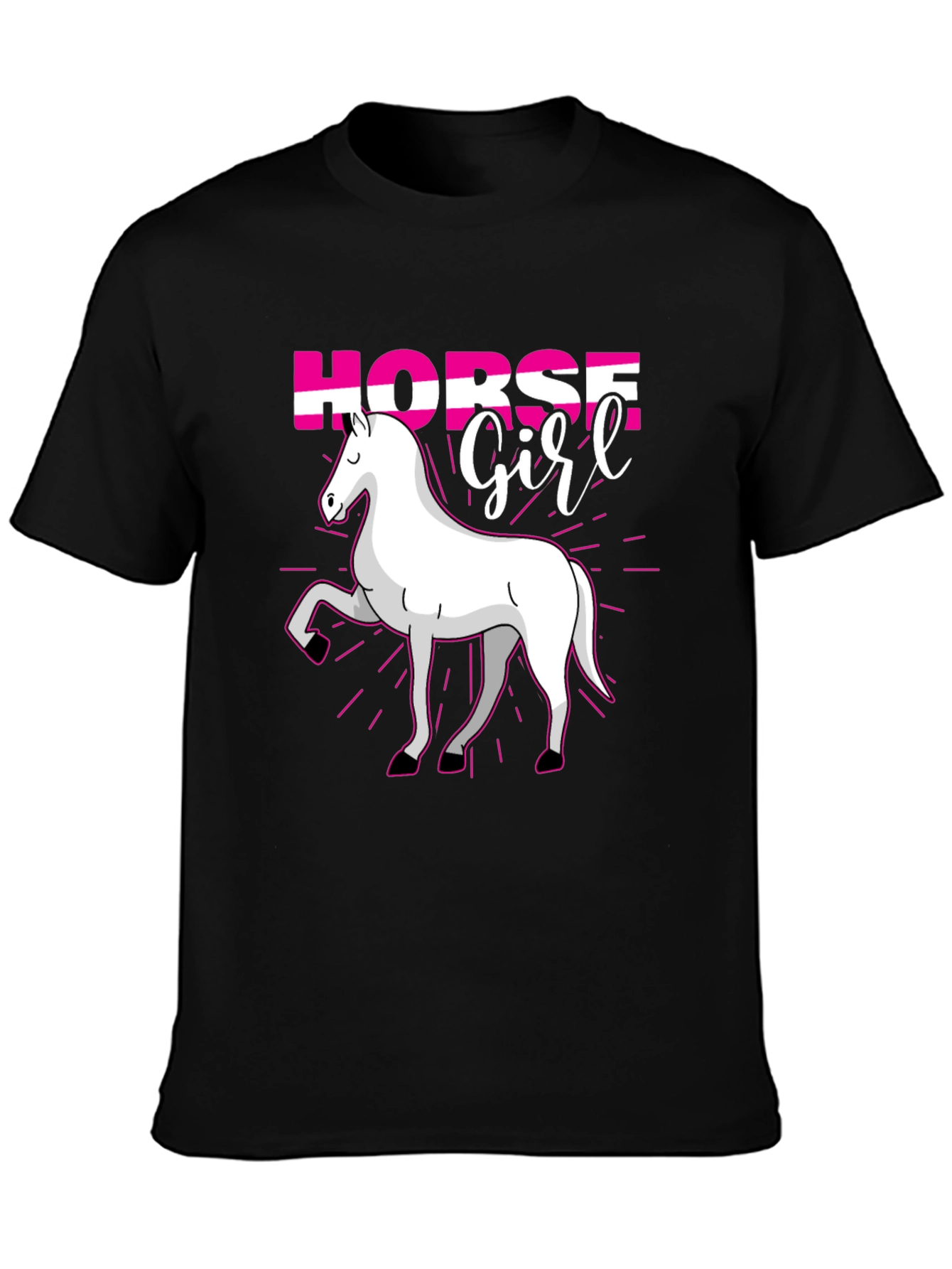 Horse Girl T-Shirt - Cute Equestrian Gift