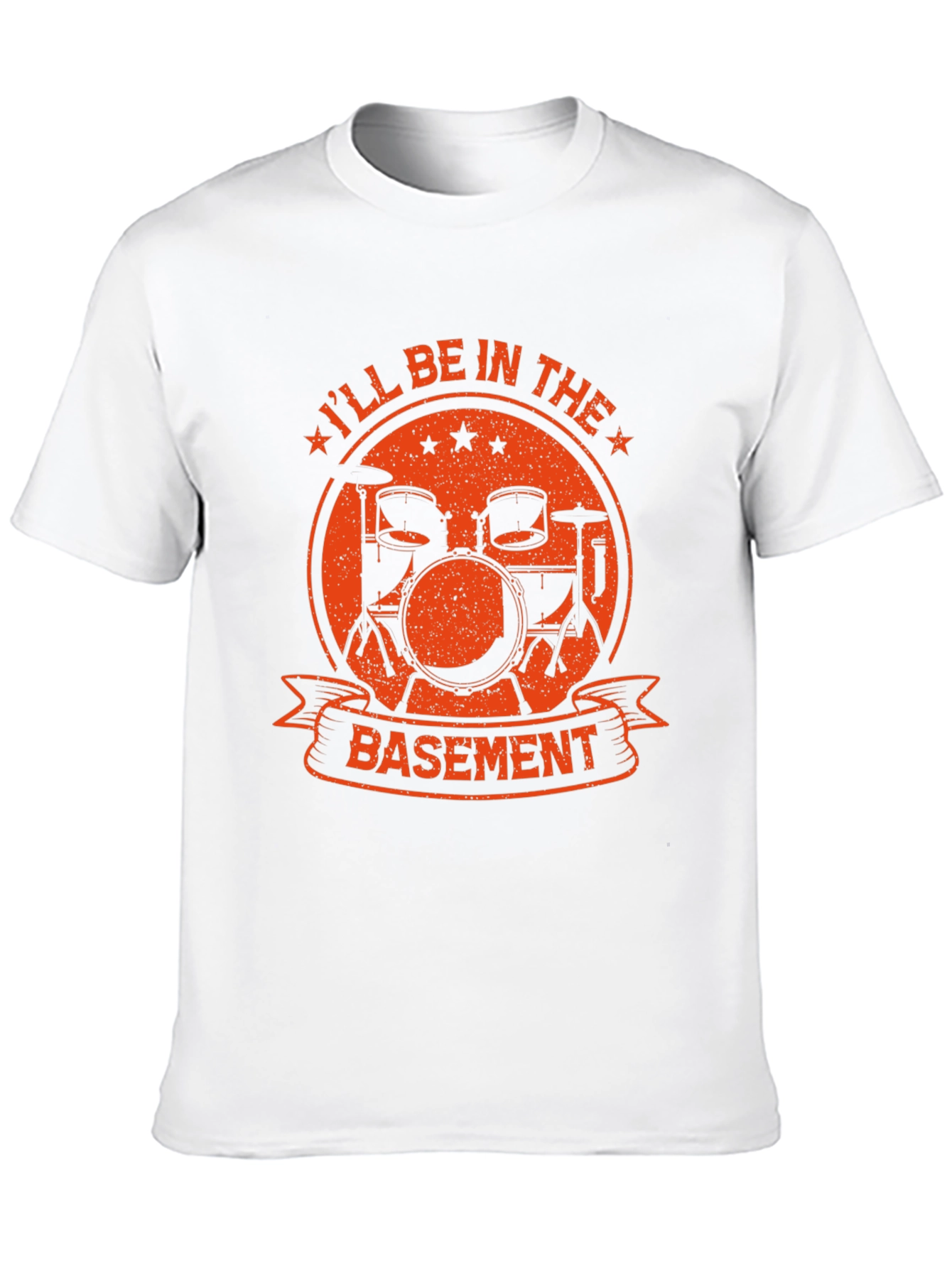 Drummer T-Shirt: Ill Be In The Basement