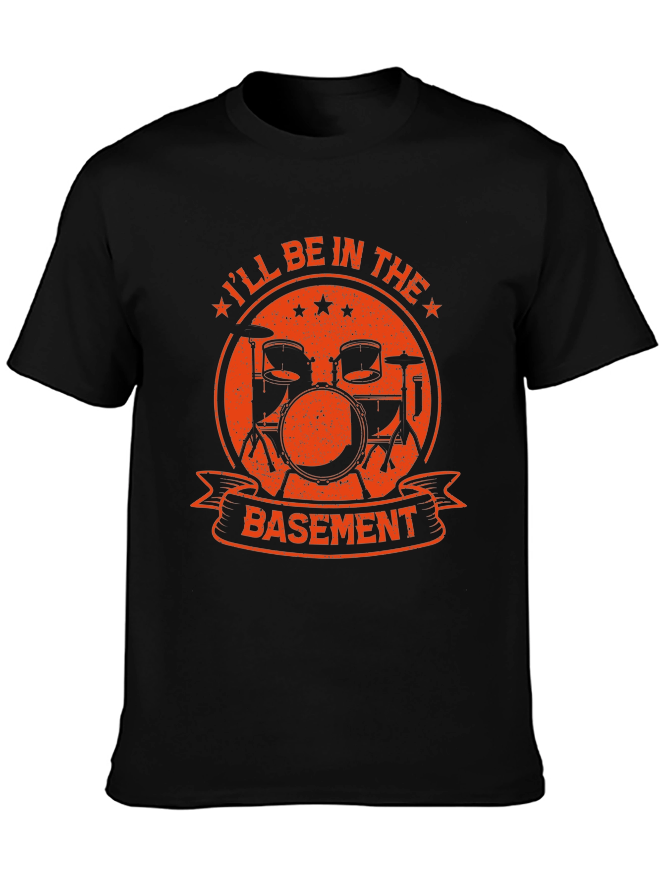 Drummer T-Shirt: Ill Be In The Basement