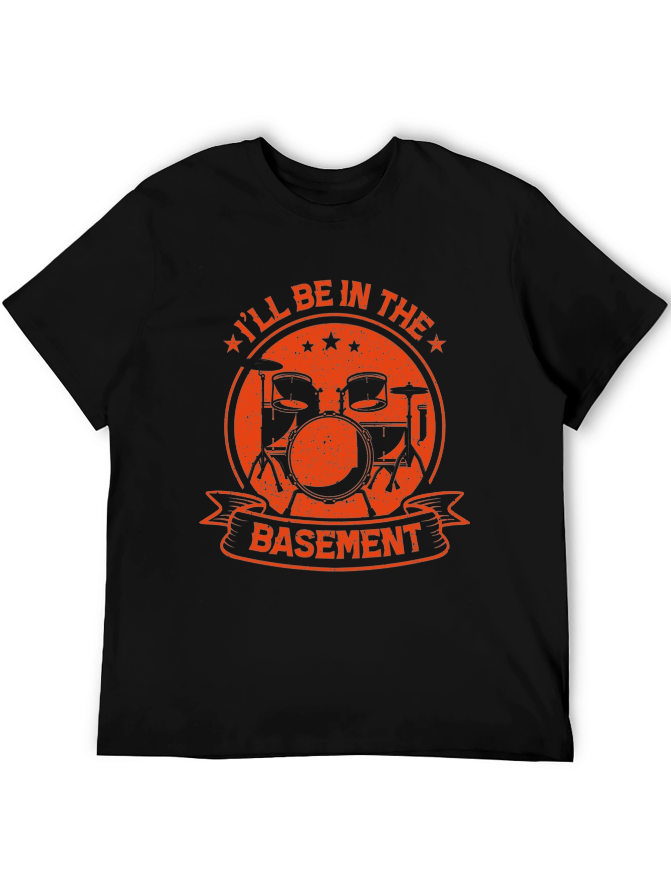 Drummer T-Shirt: Ill Be In The Basement