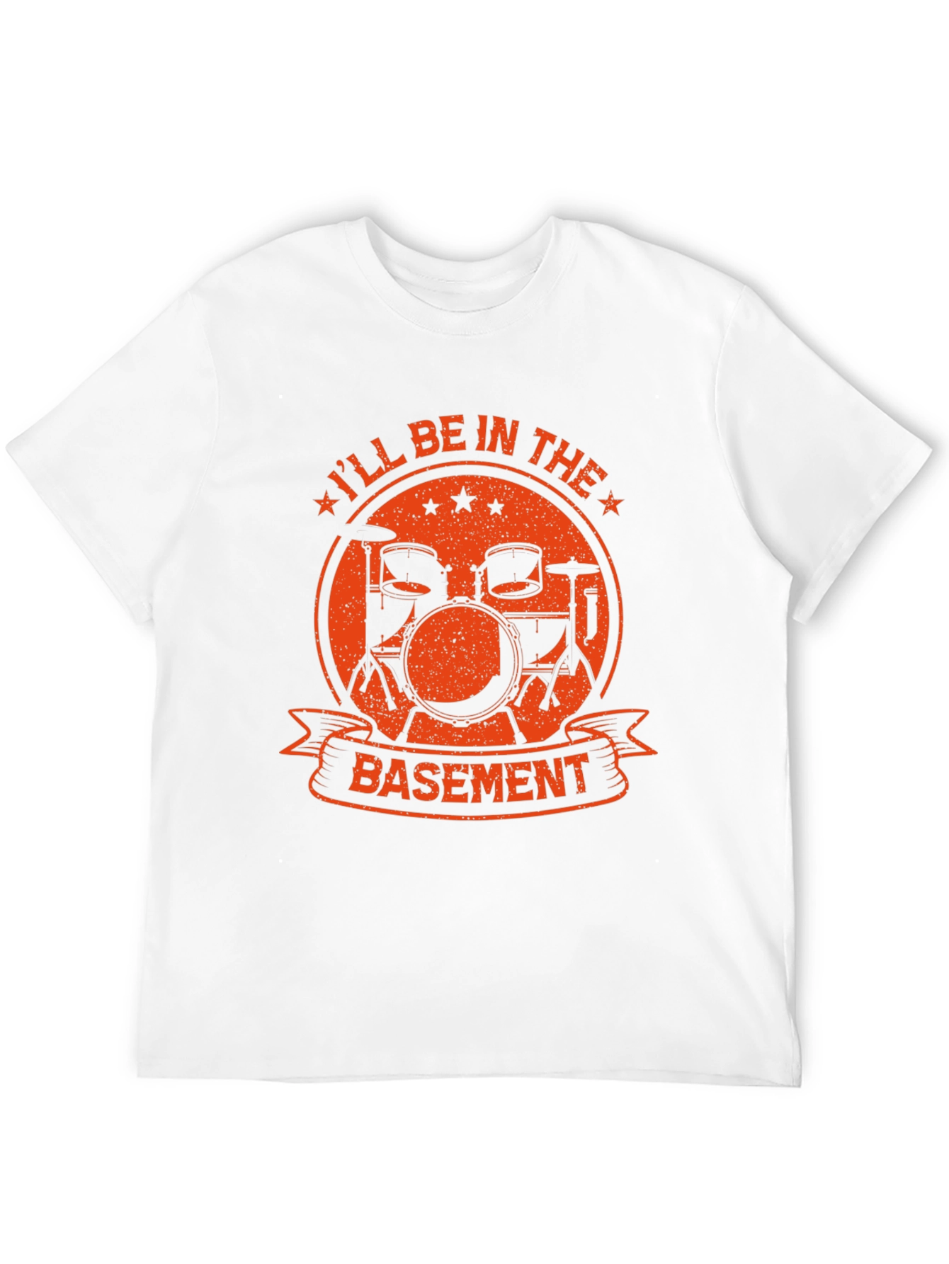 Drummer T-Shirt: Ill Be In The Basement