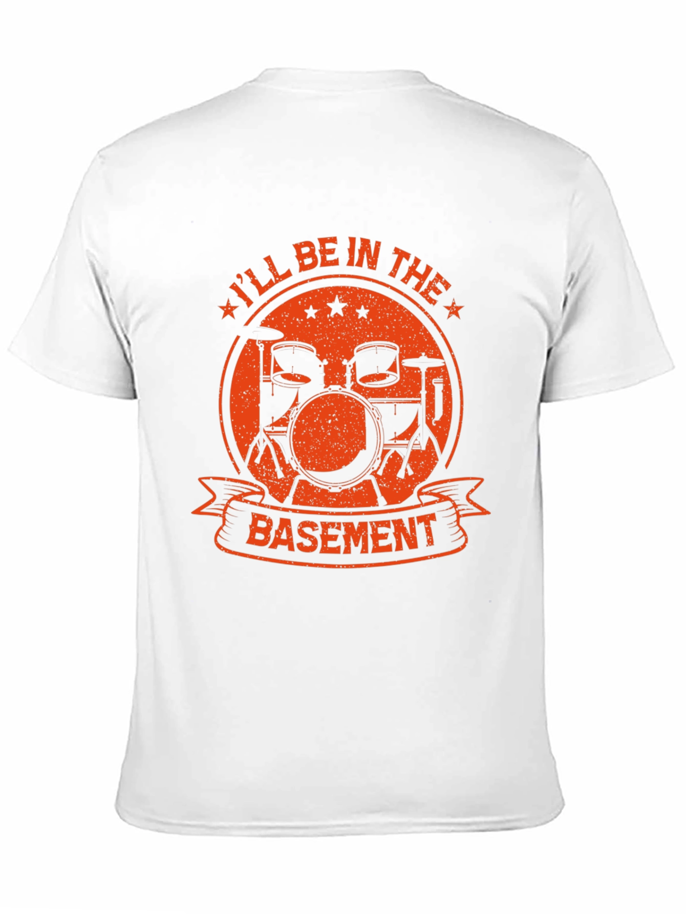 Drummer T-Shirt: Ill Be In The Basement