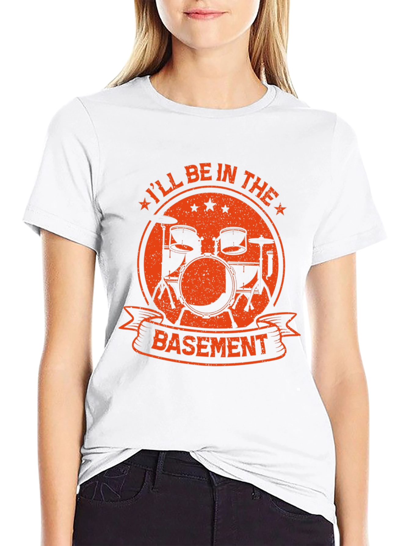 Drummer T-Shirt: Ill Be In The Basement