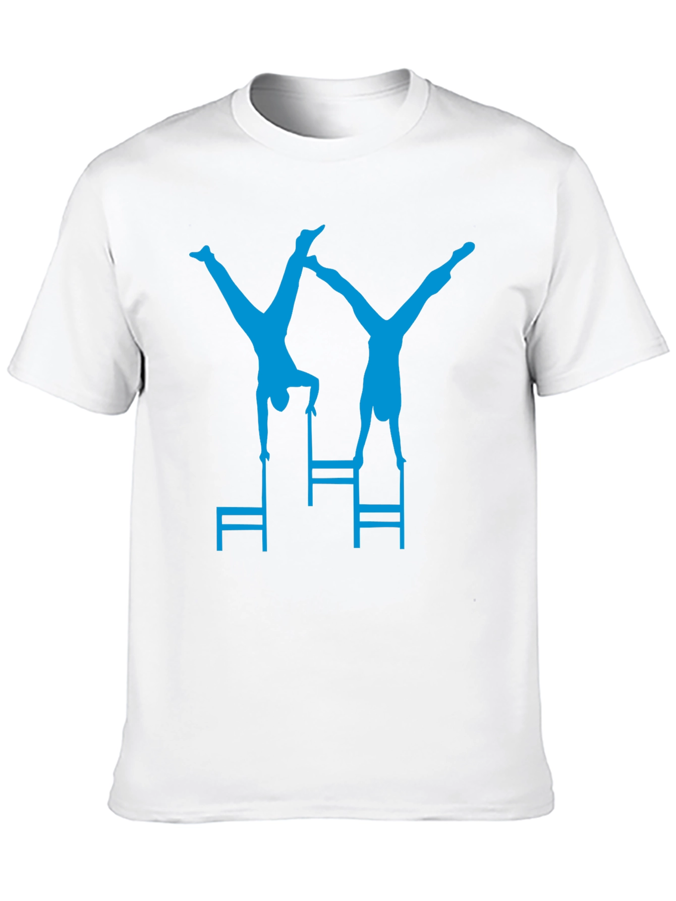 Gymnastics Chair Stunt Black T-Shirt