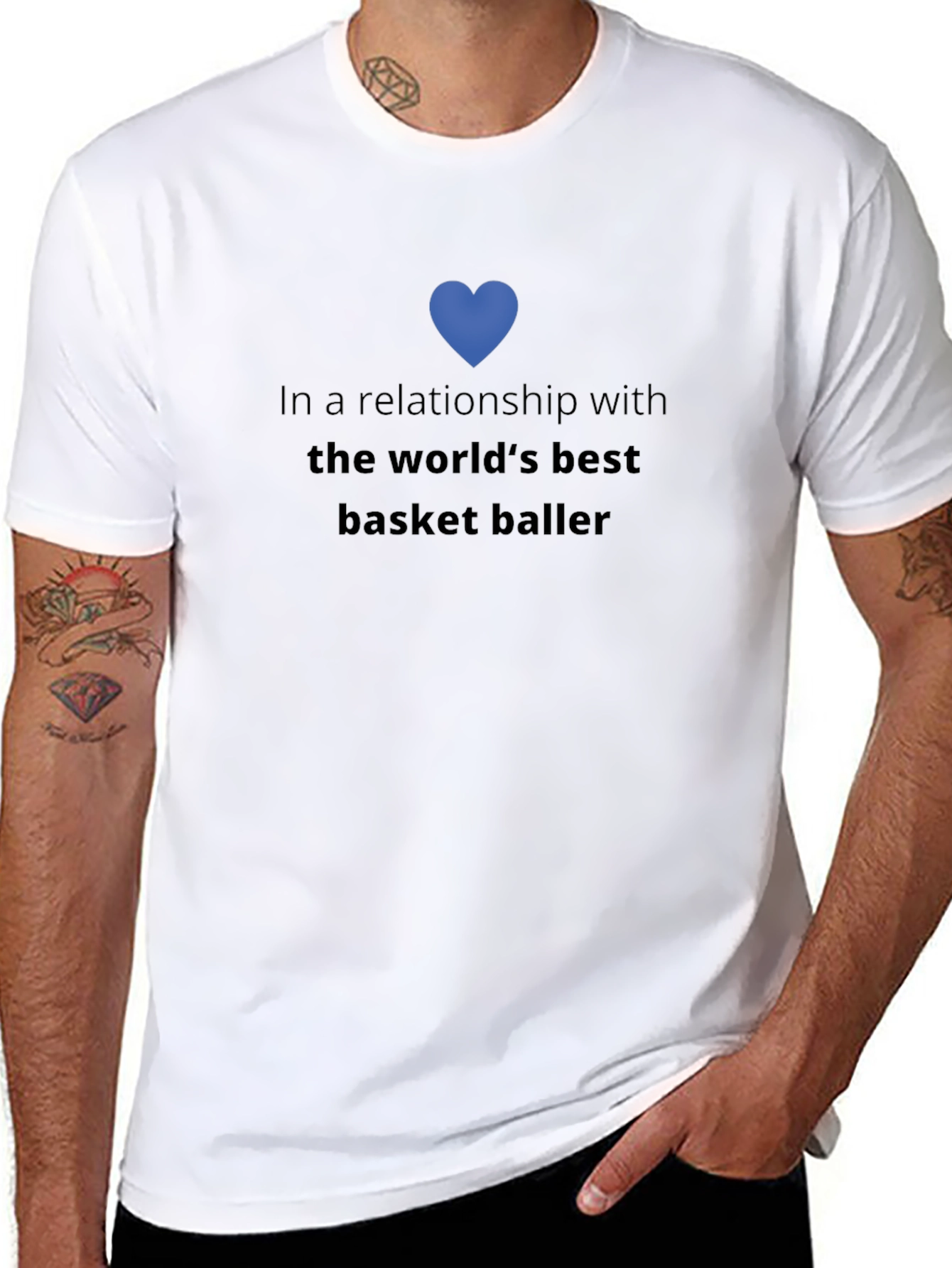 Relationship Basket Baller Graphic Tee