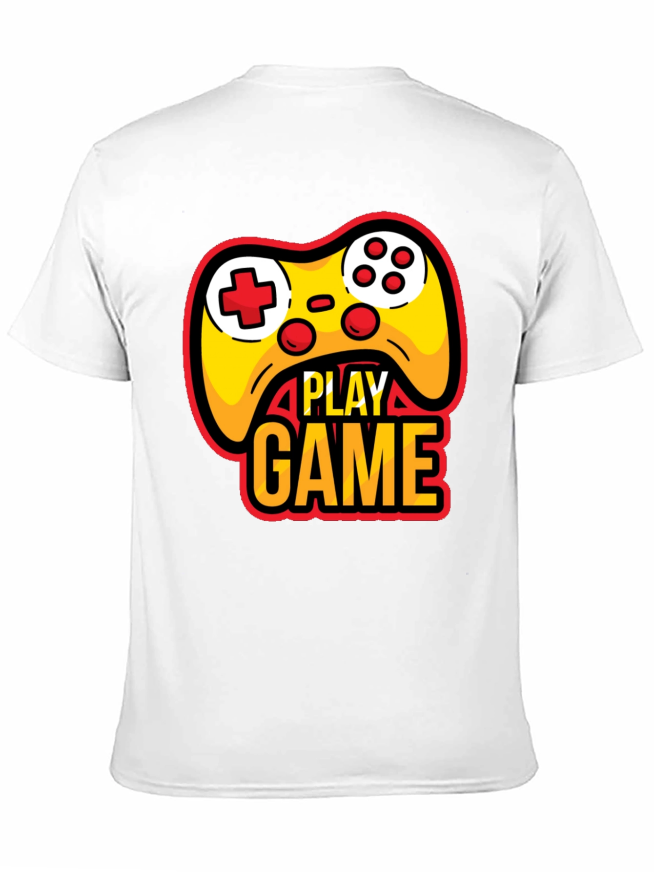 Play Game Black T-Shirt - Gamer Style