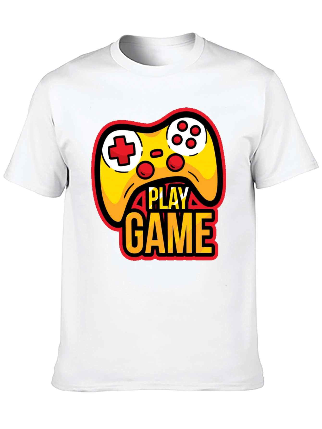 Play Game Black T-Shirt - Gamer Style