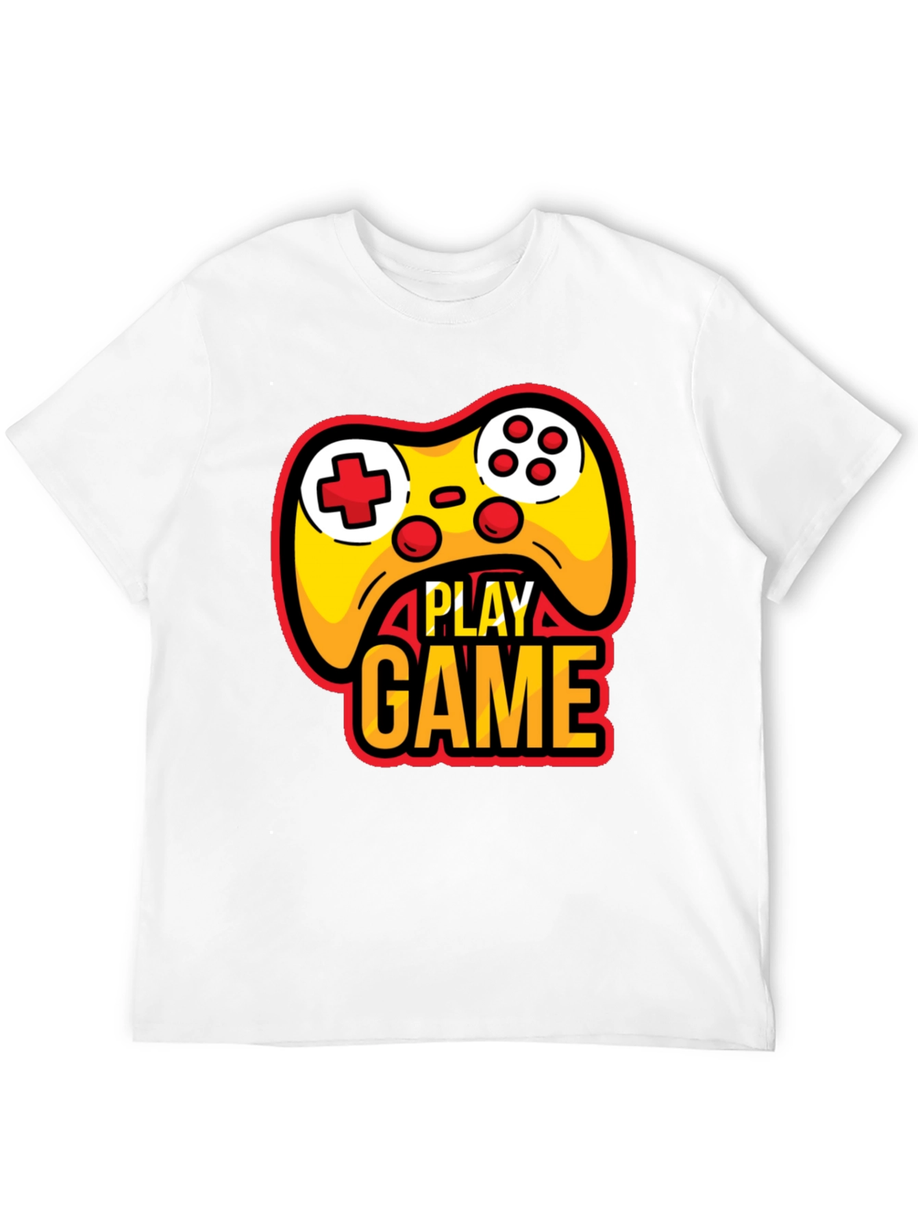 Play Game Black T-Shirt - Gamer Style