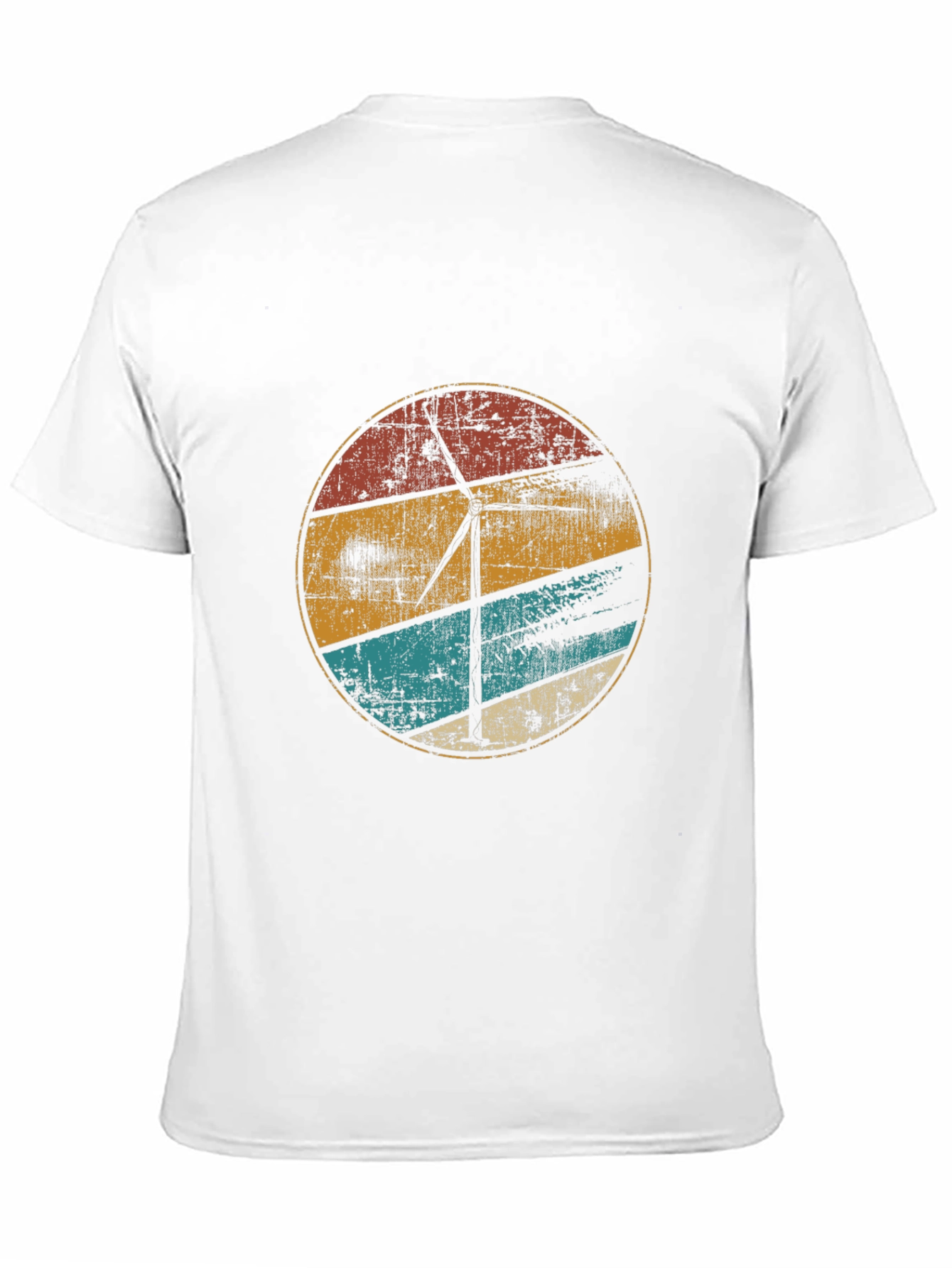 Retro Wind Turbine Graphic Tee