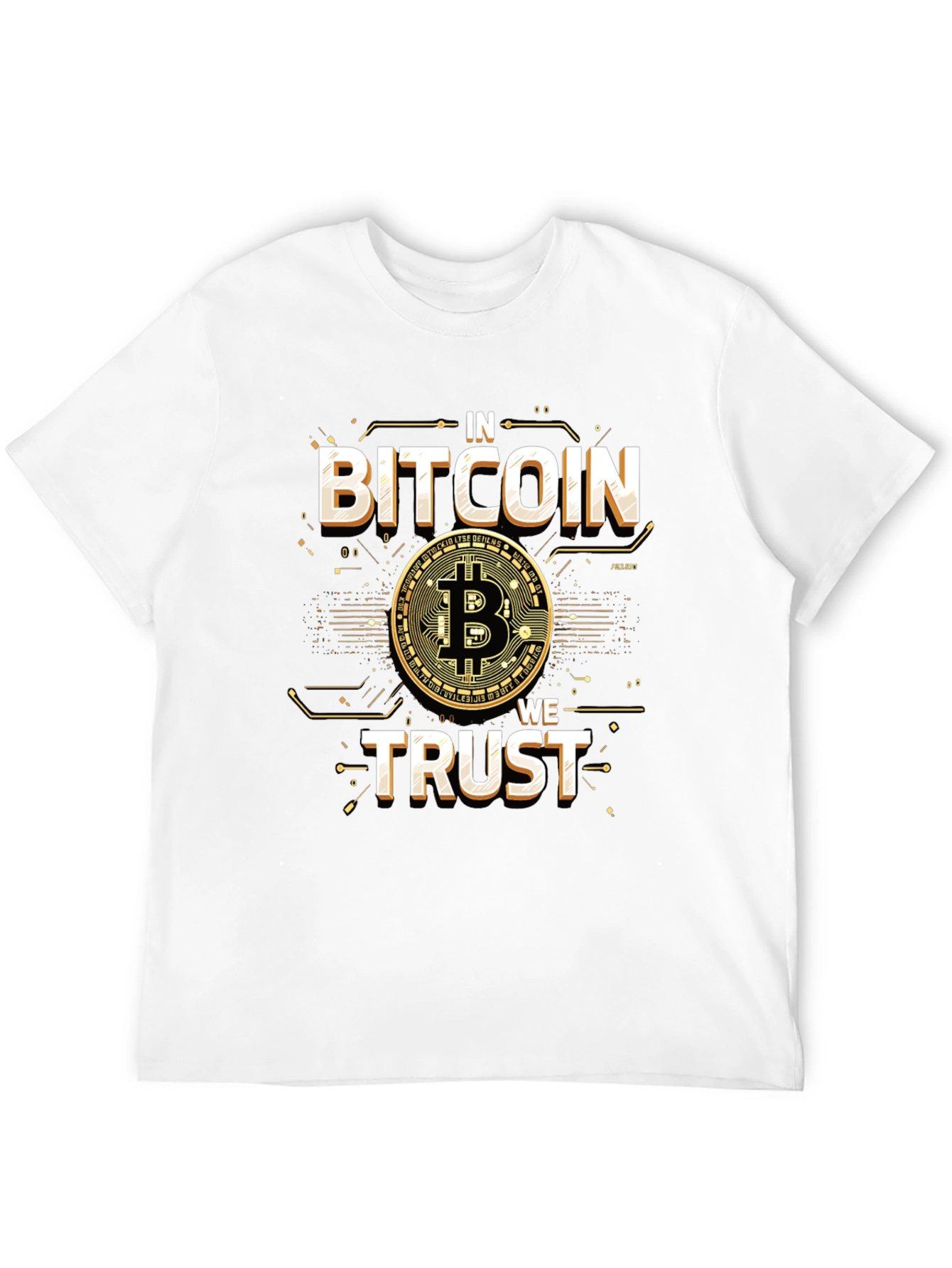 In Bitcoin We Trust T-Shirt Crypto Tee