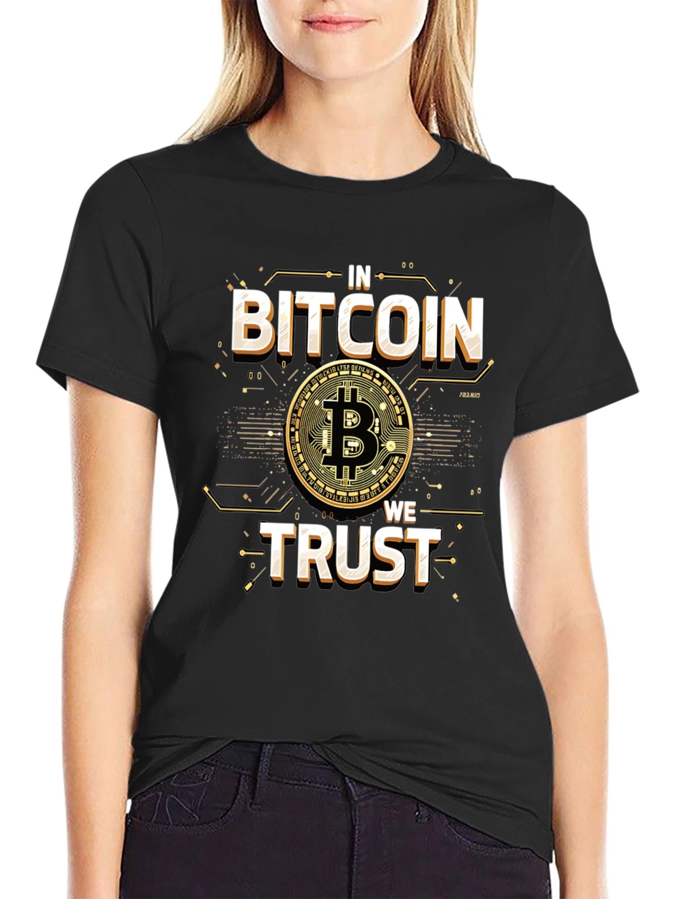 In Bitcoin We Trust T-Shirt Crypto Tee