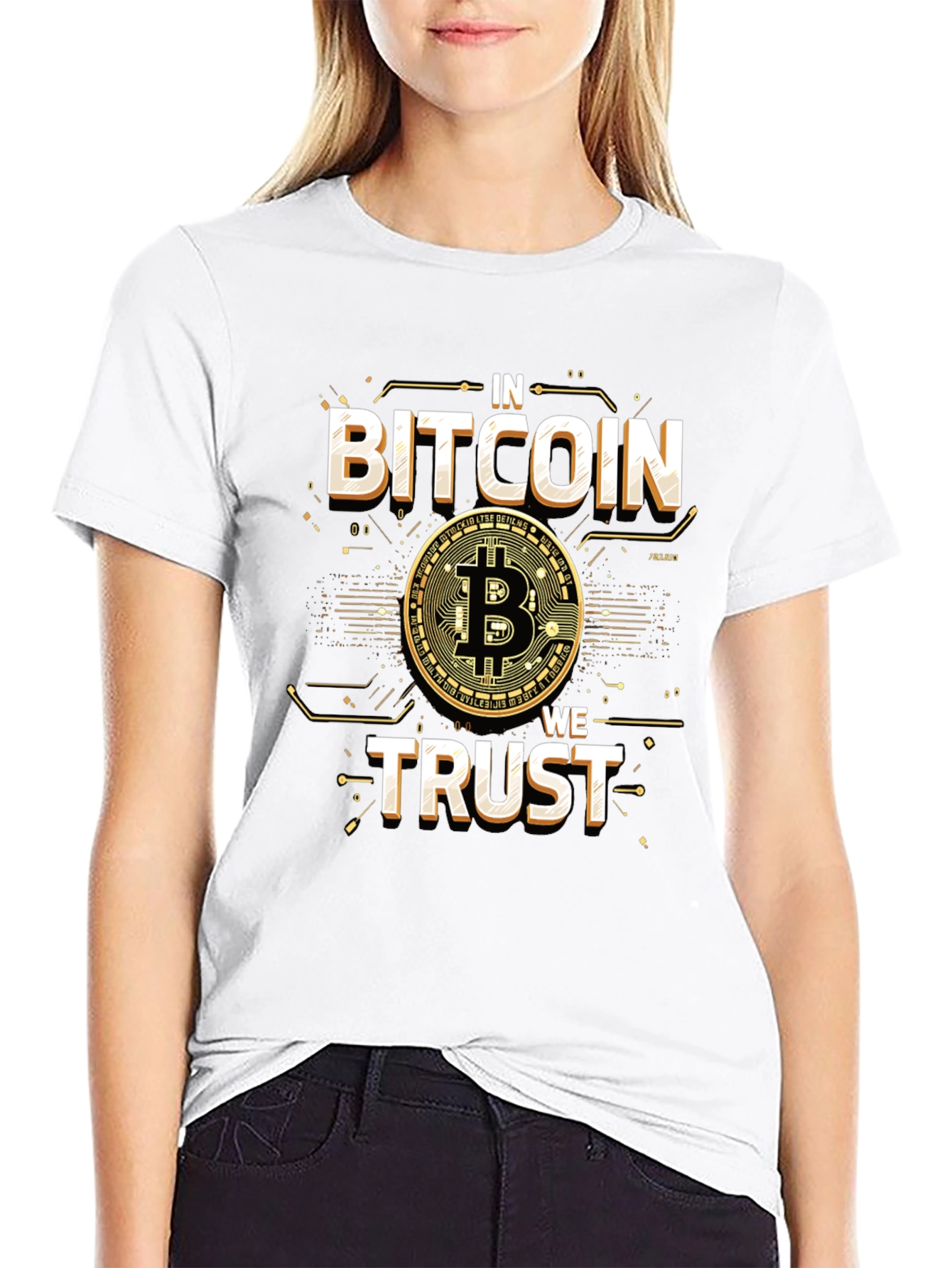 In Bitcoin We Trust T-Shirt Crypto Tee