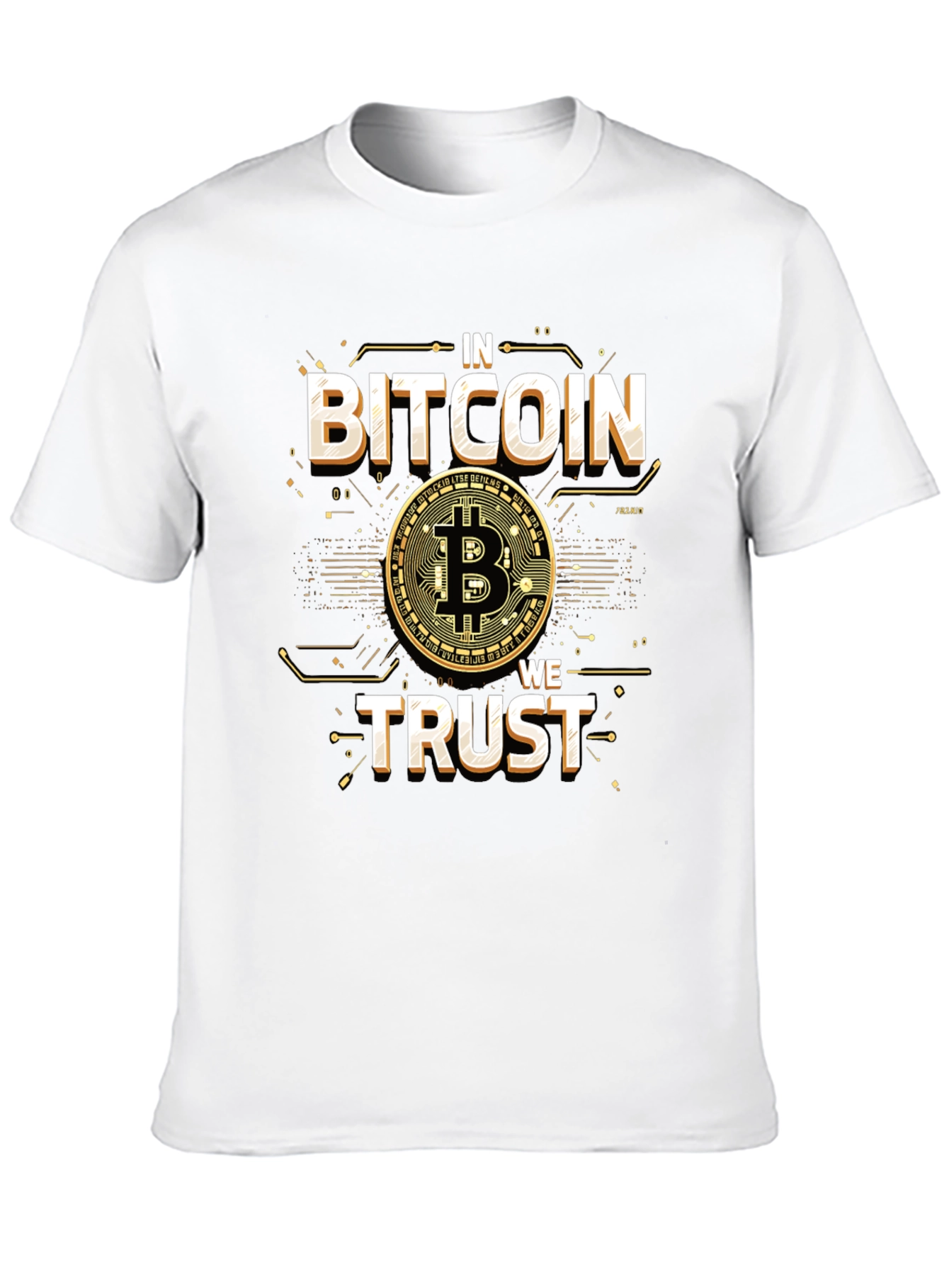 In Bitcoin We Trust T-Shirt Crypto Tee