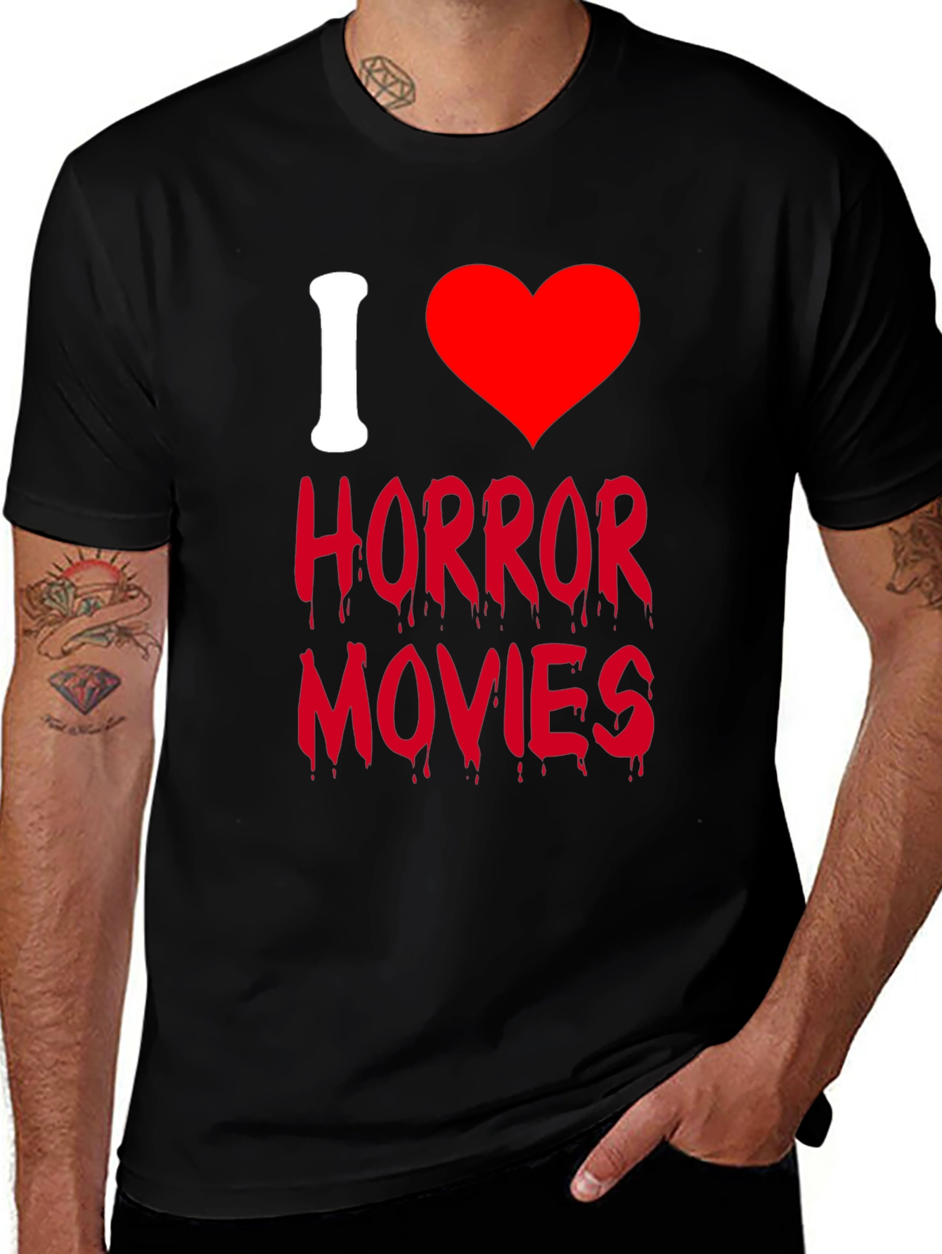 I Heart Horror Movies Graphic T-Shirt