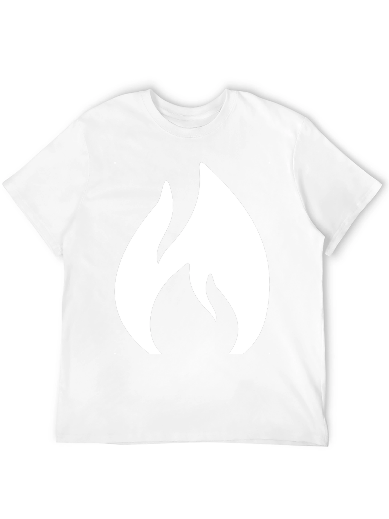 Flame Graphic Black T-Shirt - Bold & Stylish Design