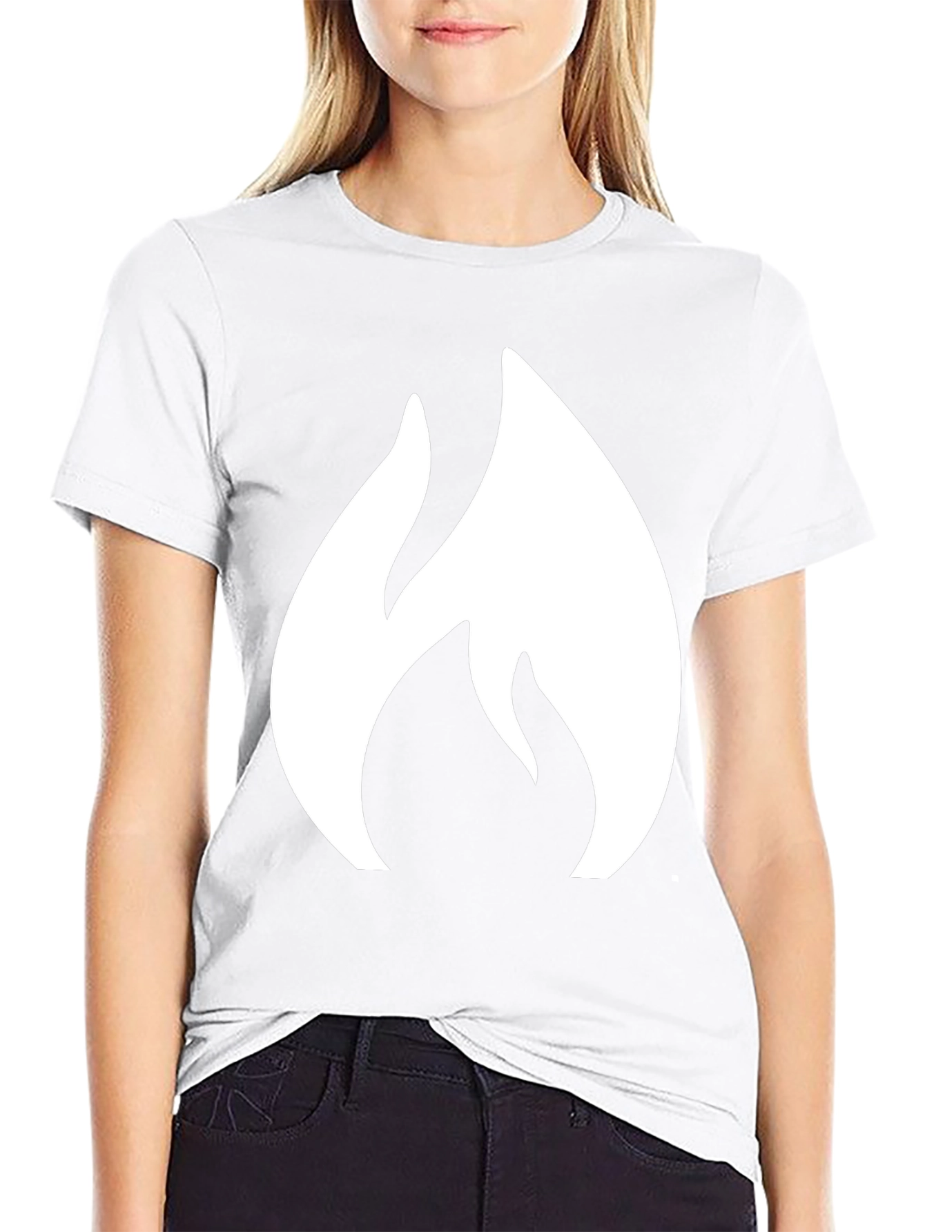 Flame Graphic Black T-Shirt - Bold & Stylish Design