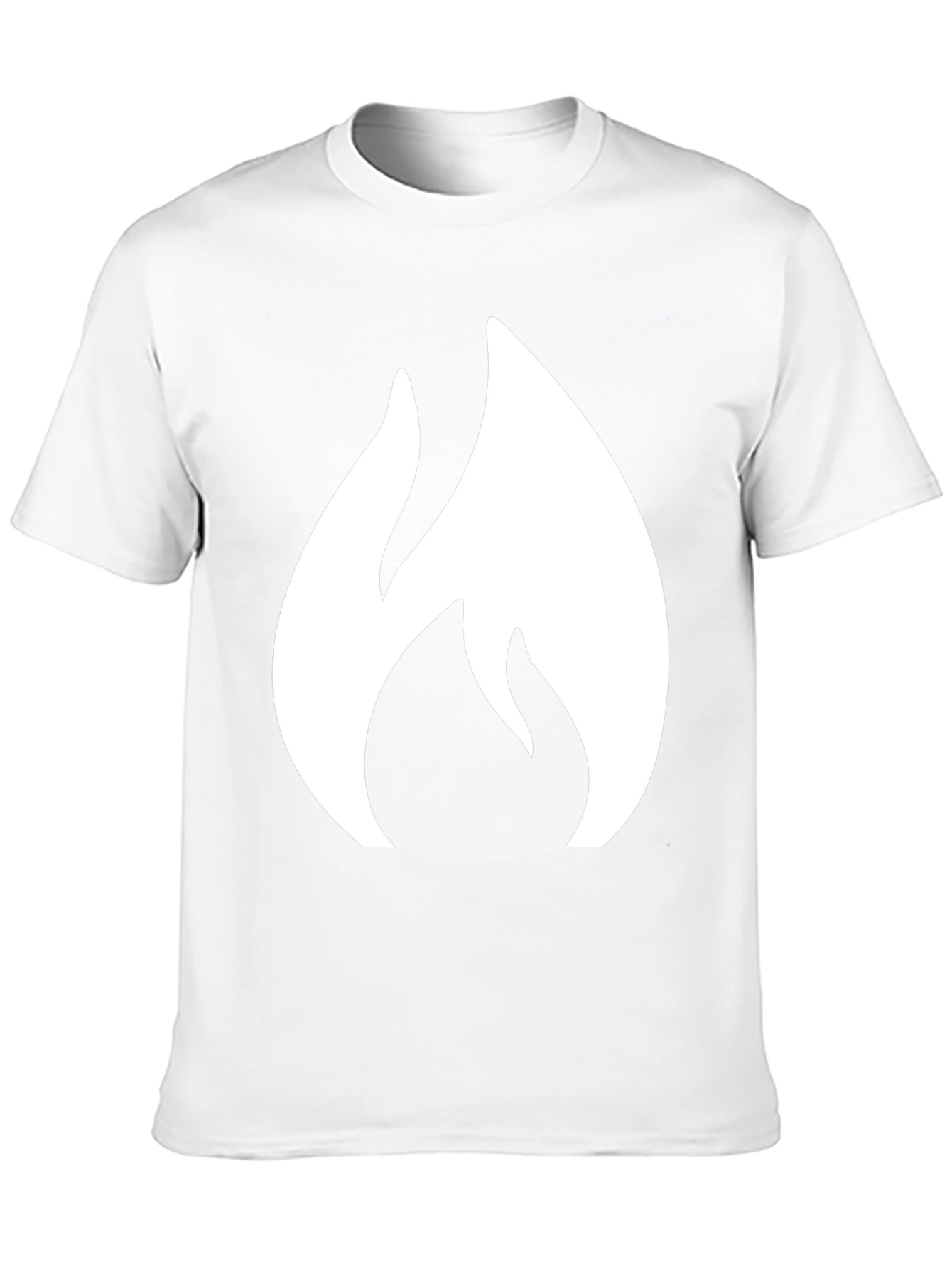 Flame Graphic Black T-Shirt - Bold & Stylish Design