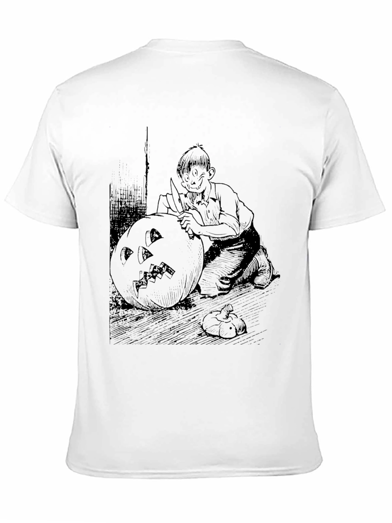Halloween Carving T-Shirt - Spooky Season Tee