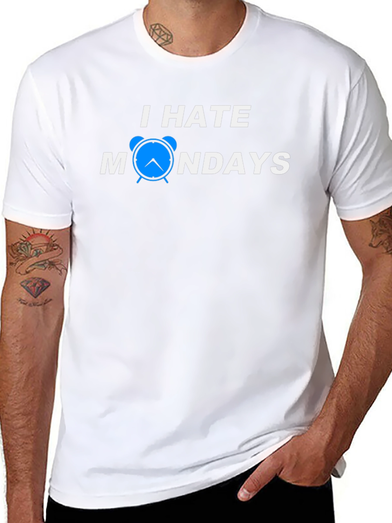I Hate Mondays T-Shirt - Novelty Graphic Tee