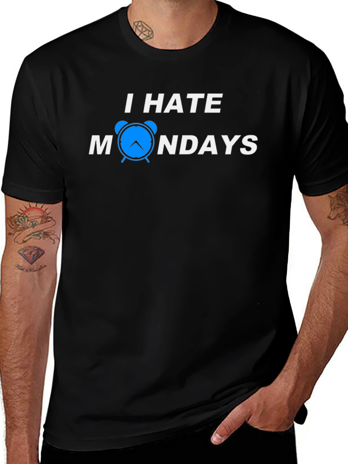 I Hate Mondays T-Shirt - Novelty Graphic Tee