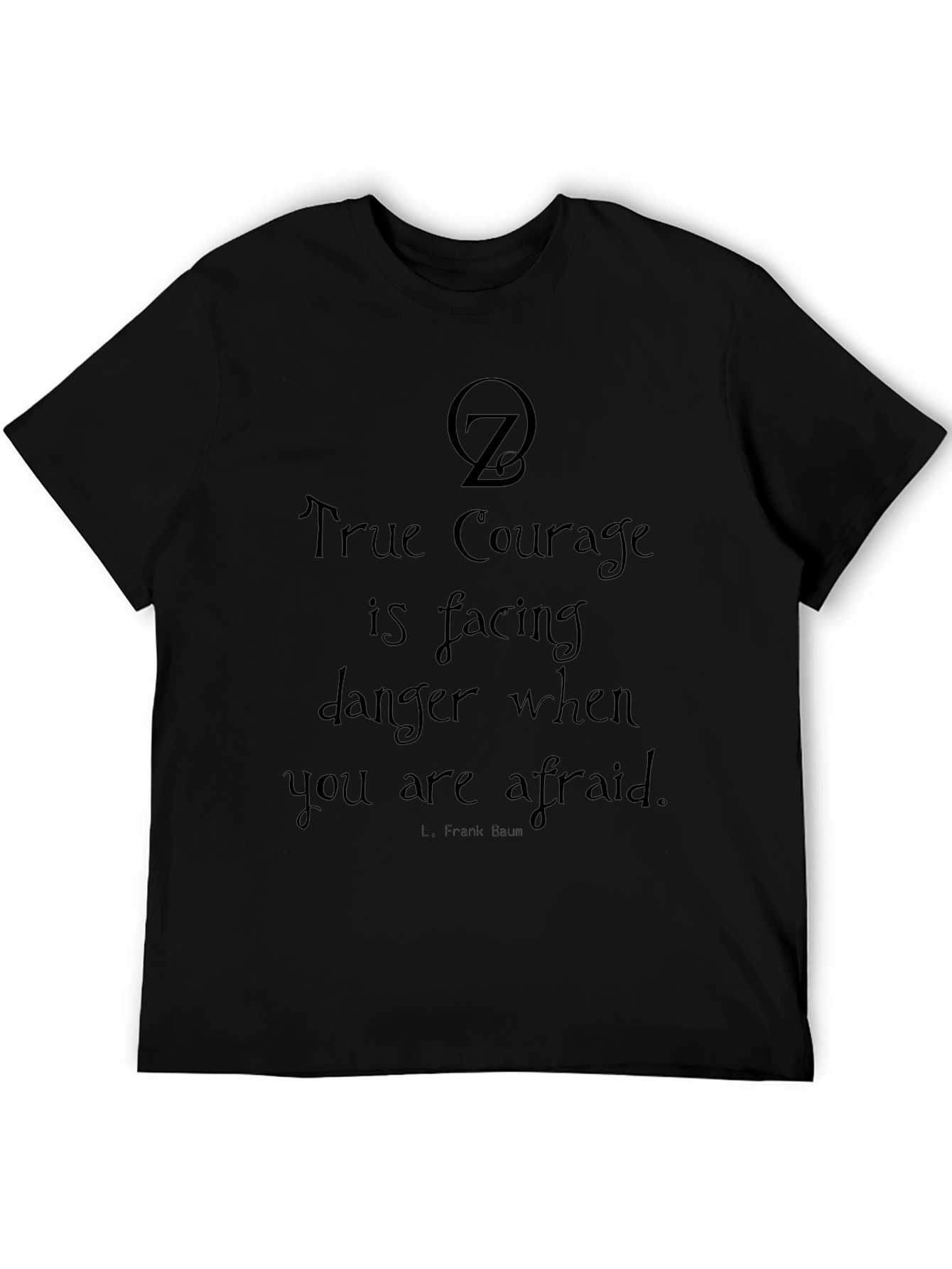 True Courage Graphic Tee - Black