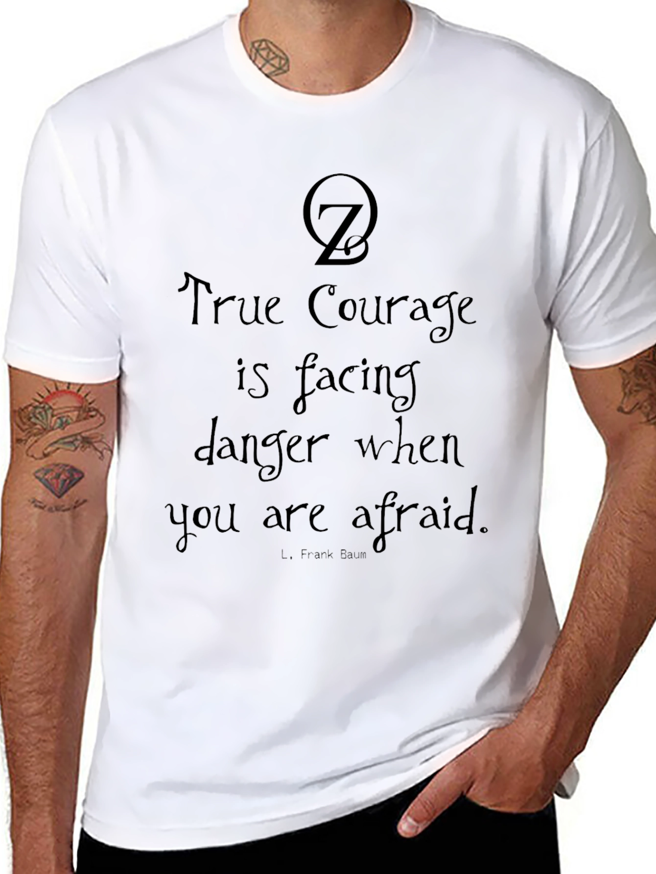 True Courage Graphic Tee - Black