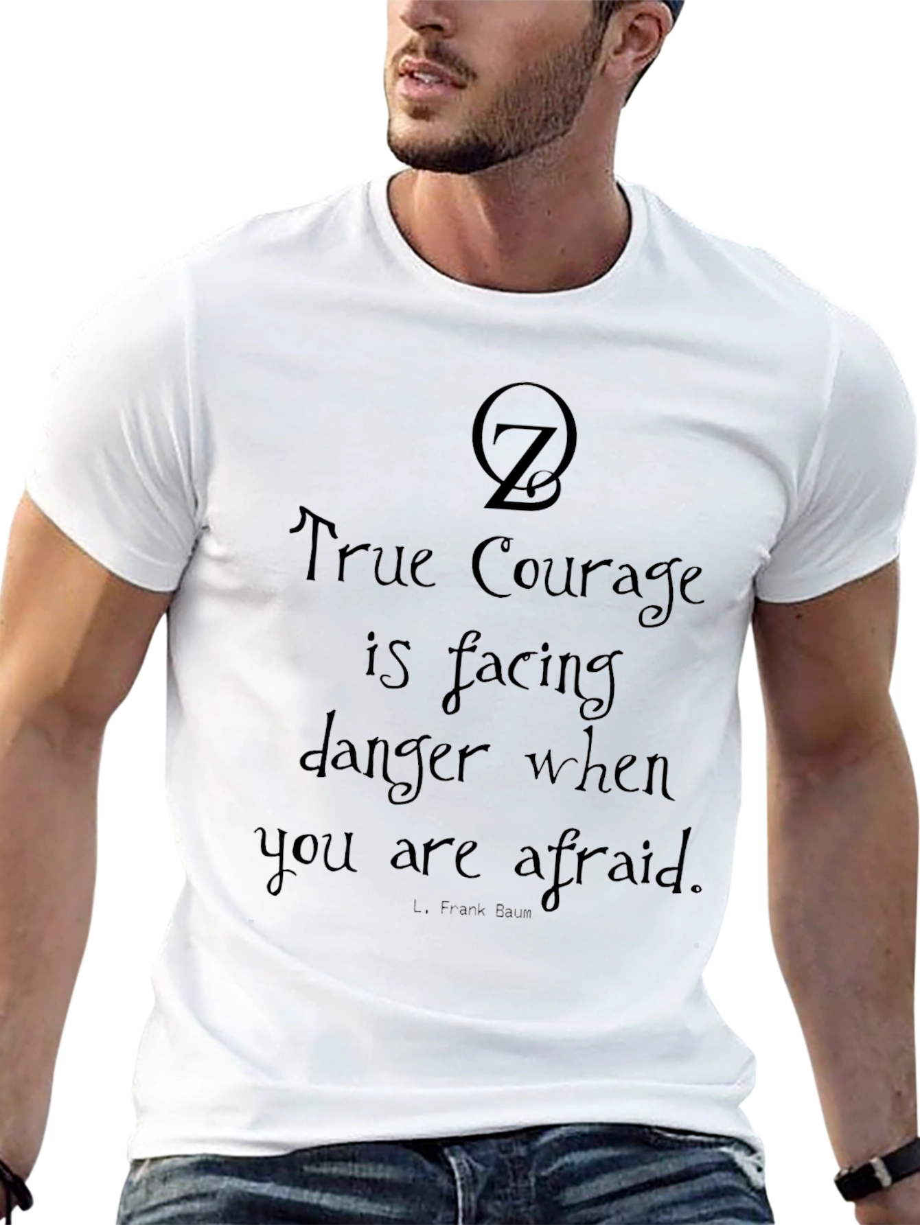 True Courage Graphic Tee - Black