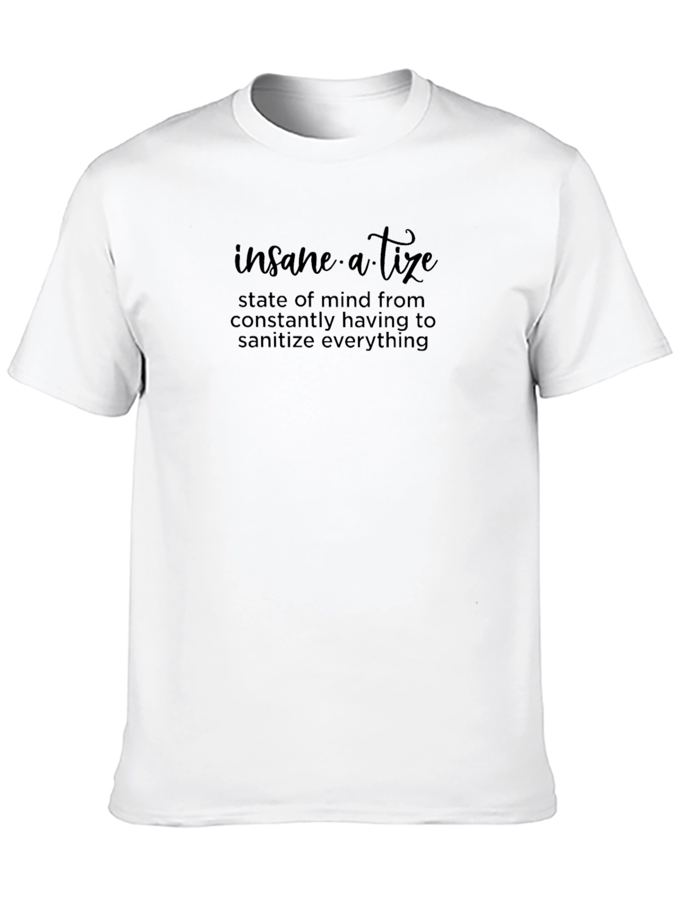 Insane-a-Tize Black Graphic Tee