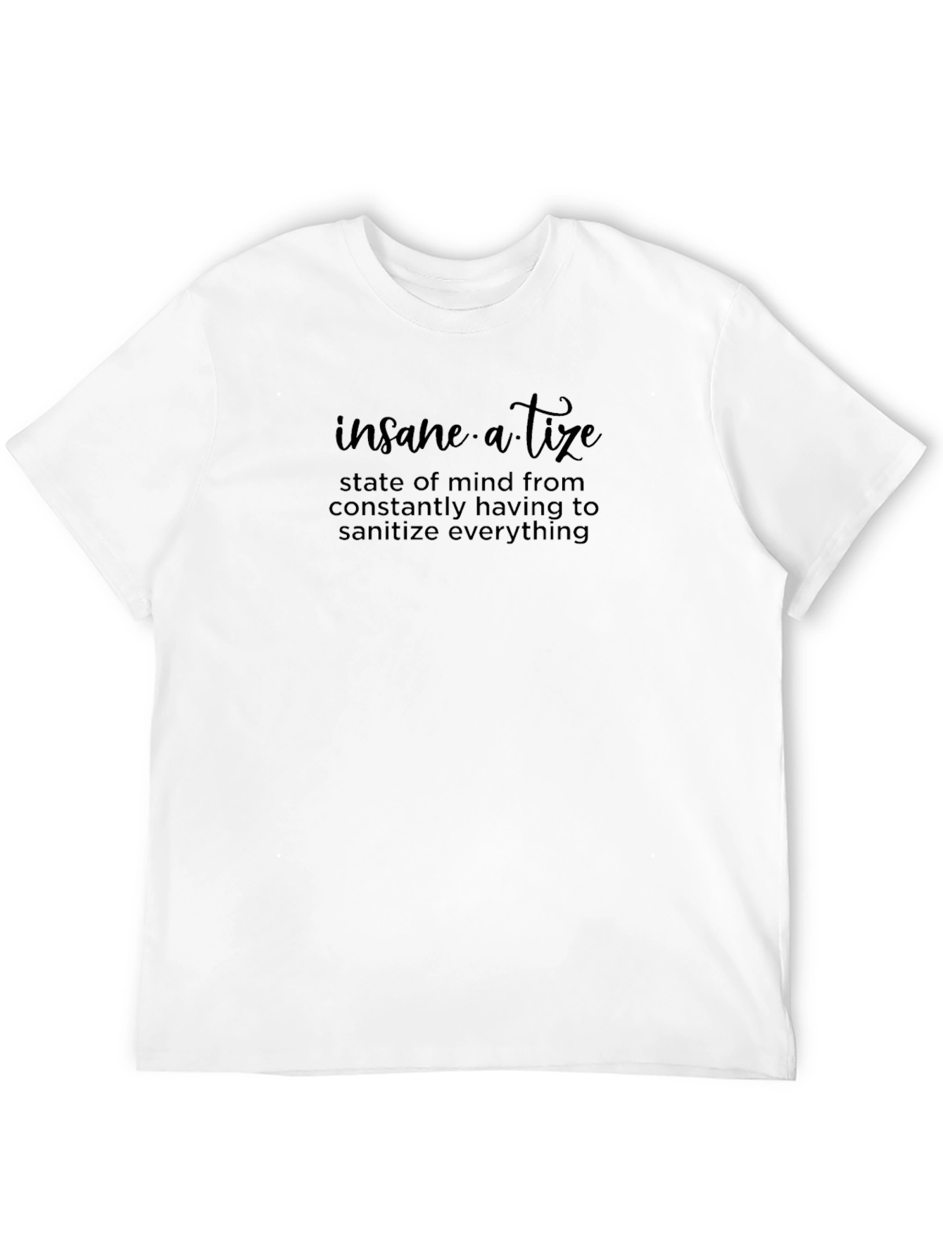Insane-a-Tize Black Graphic Tee