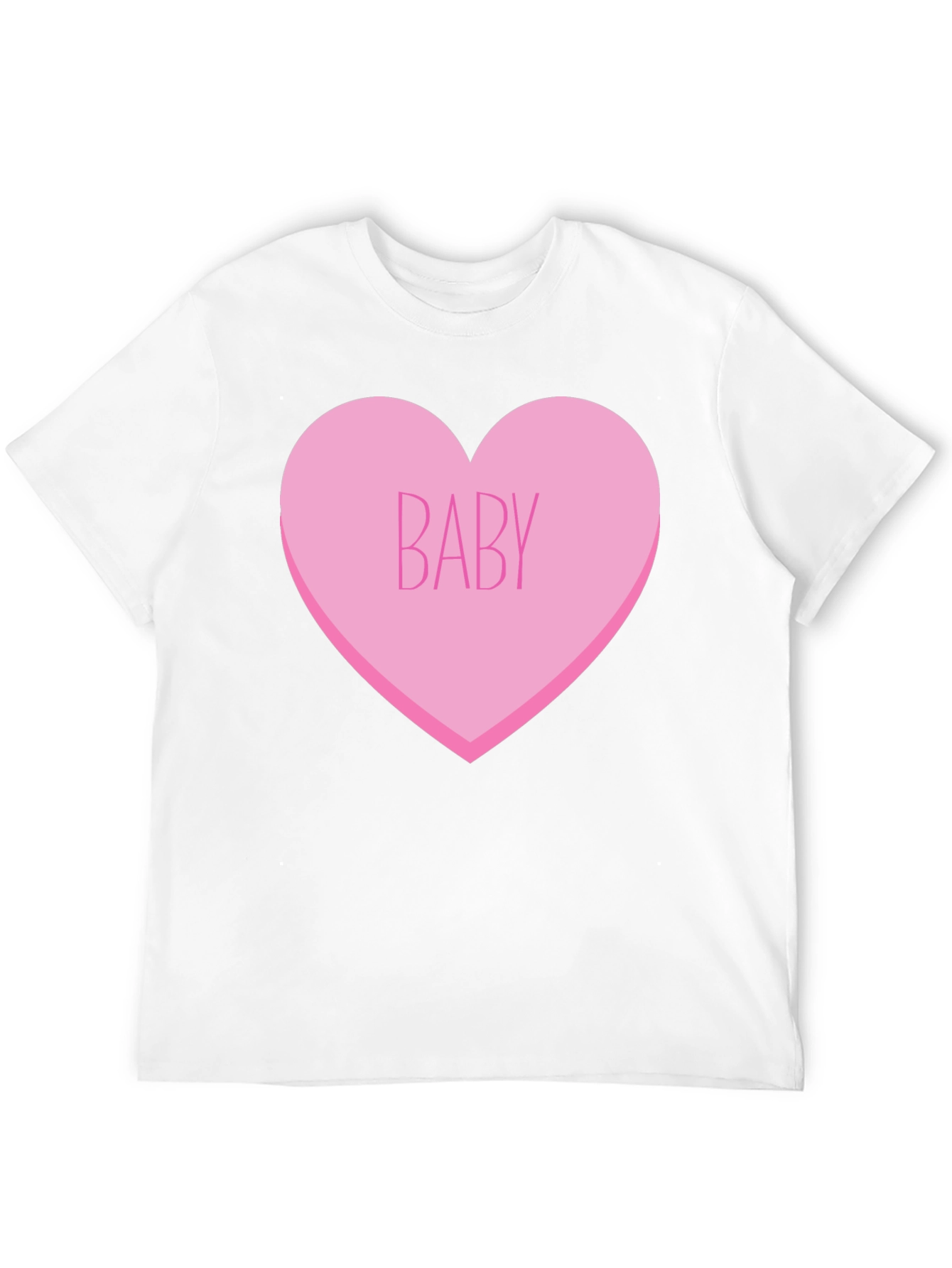 Baby Heart Graphic Tee - Black