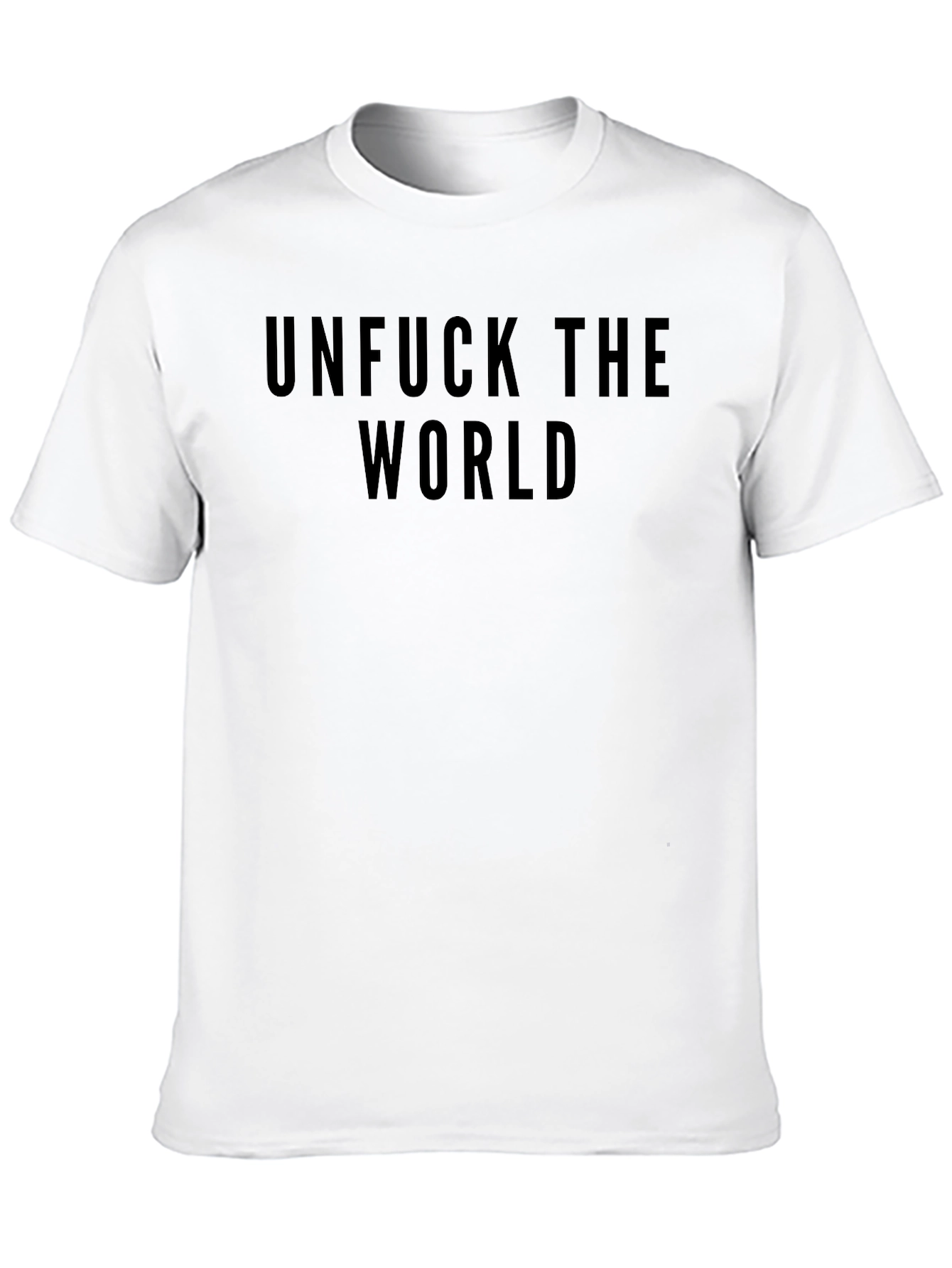 Unfuck The World Graphic Tee - Black