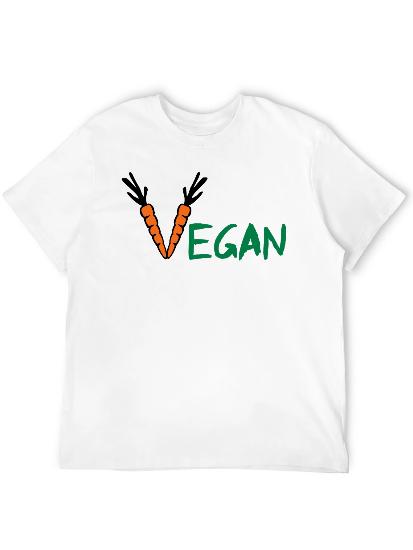 Vegan Carrot Graphic T-Shirt - Unisex