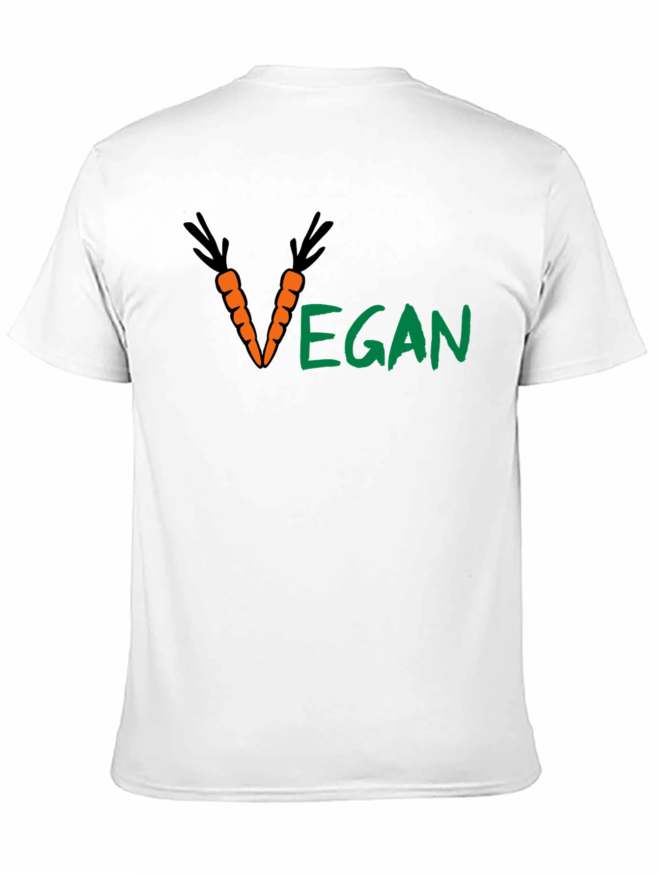 Vegan Carrot Graphic T-Shirt - Unisex